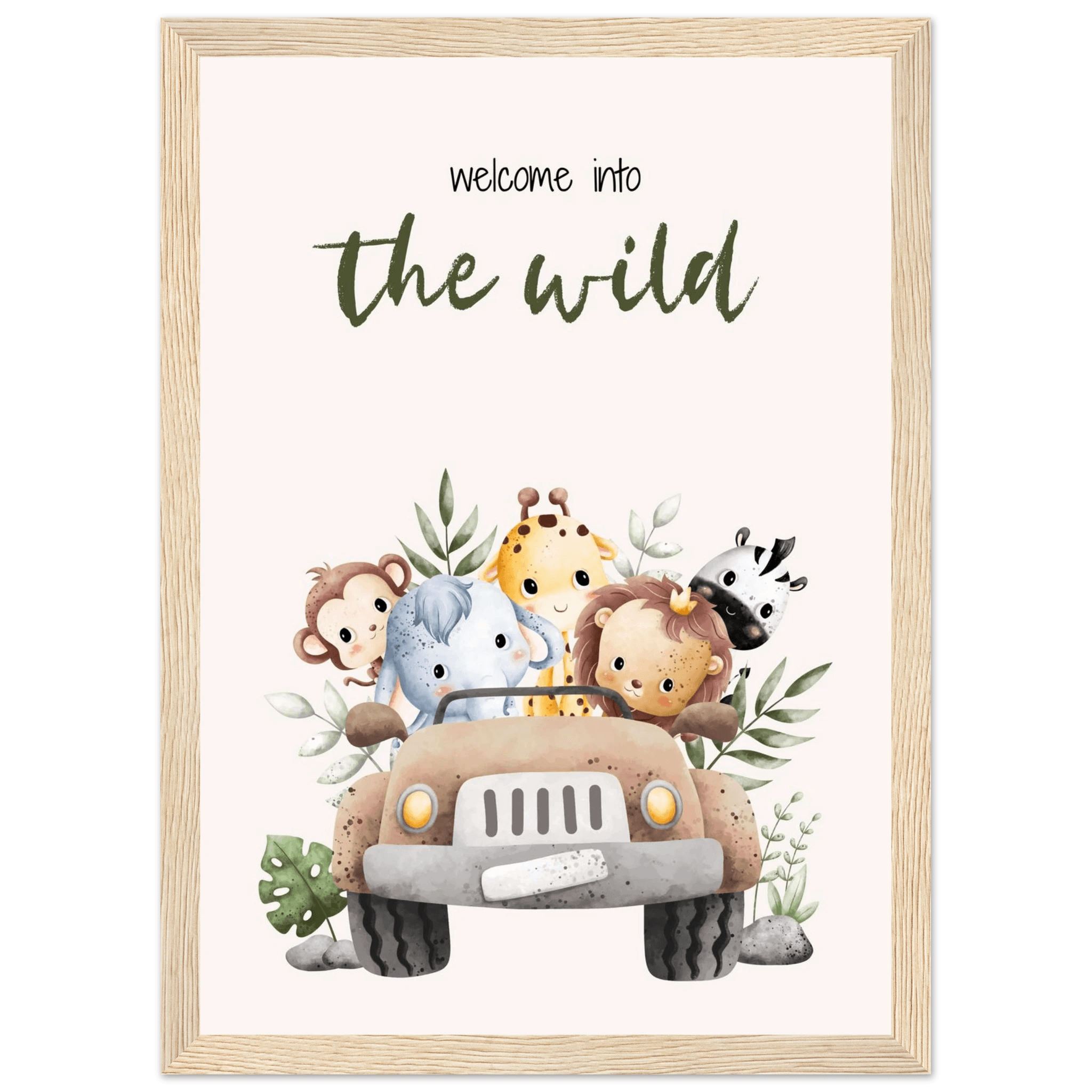 Welcome into the wild - Poster - Arthena