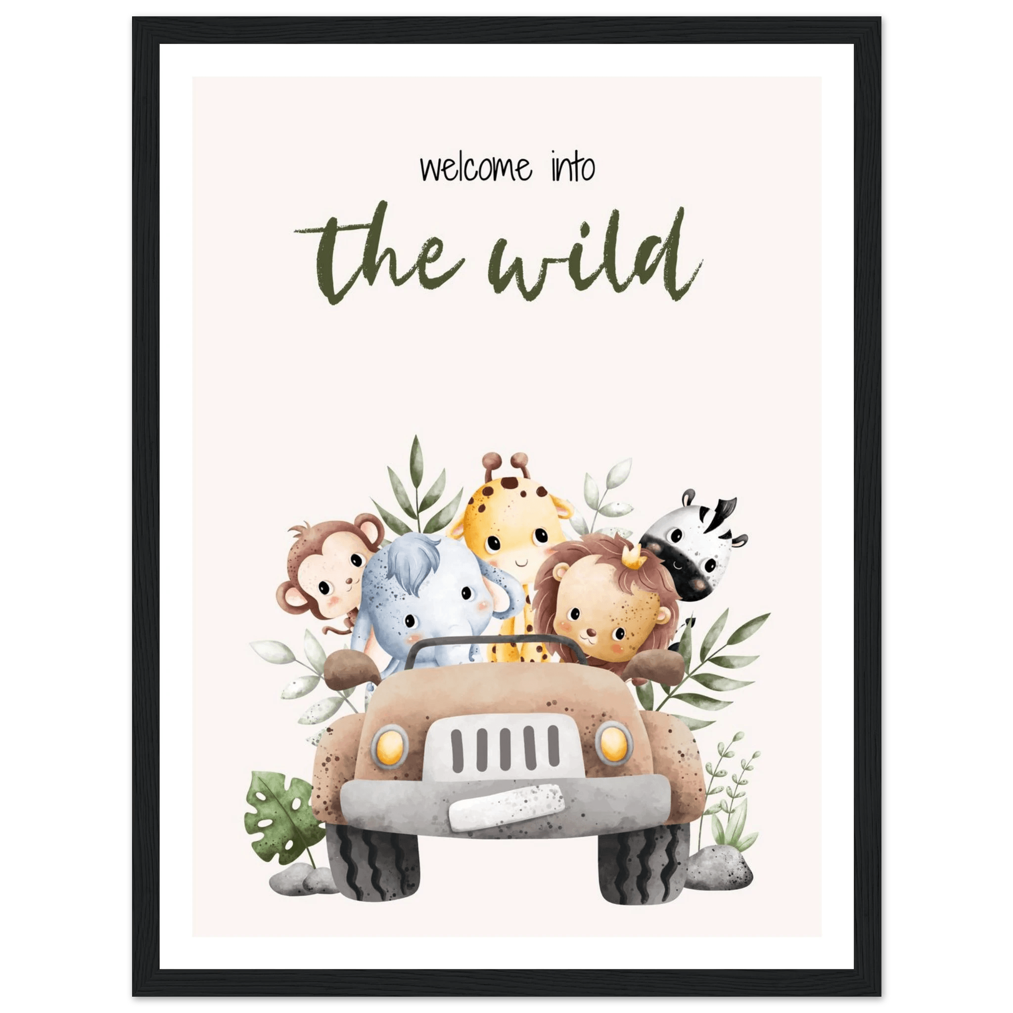 Welcome into the wild - Poster - Arthena