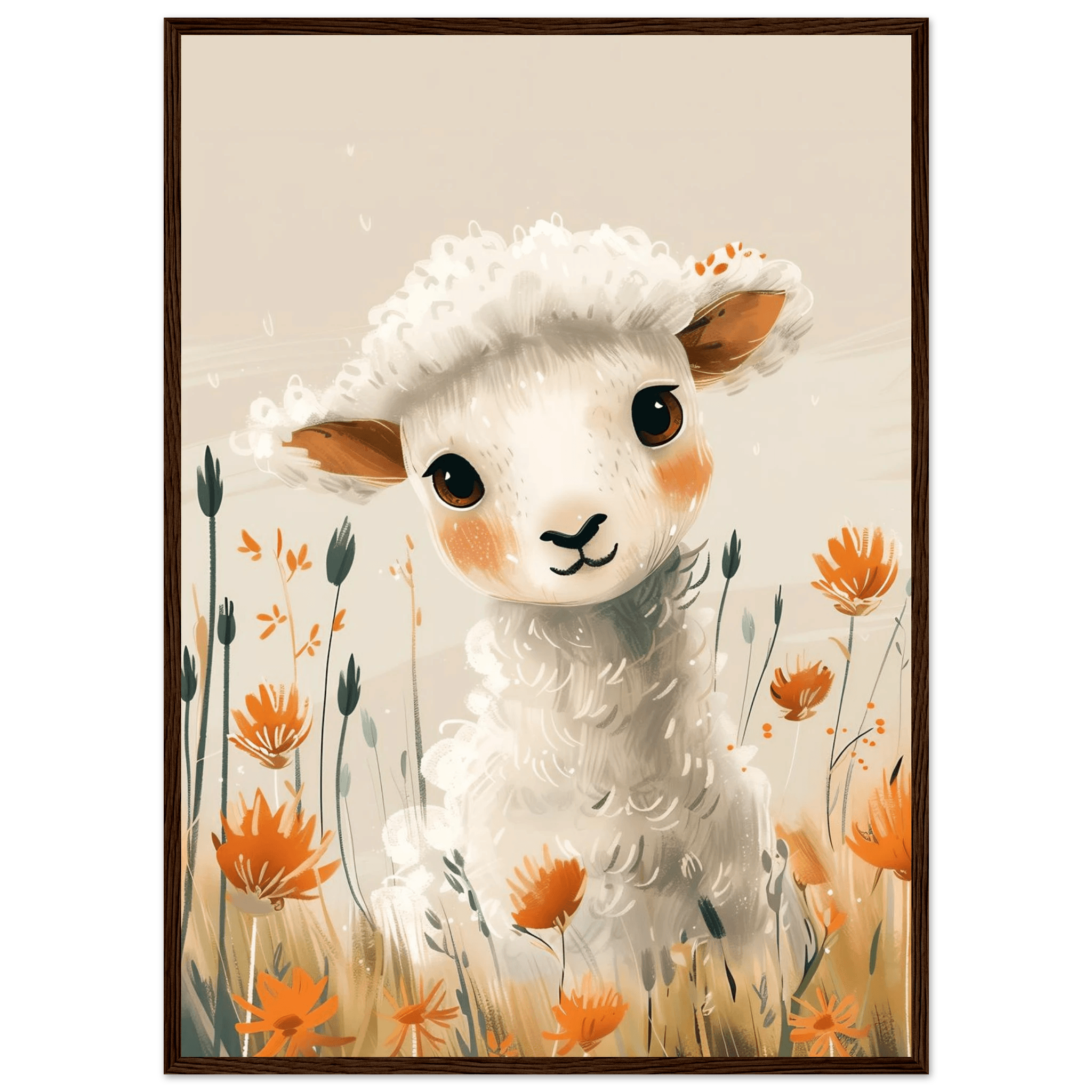Baby Lamb - Poster - Arthena
