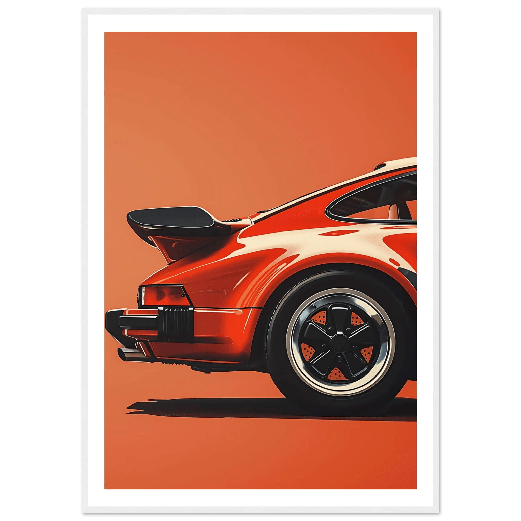 Retro Car - Poster - Arthena