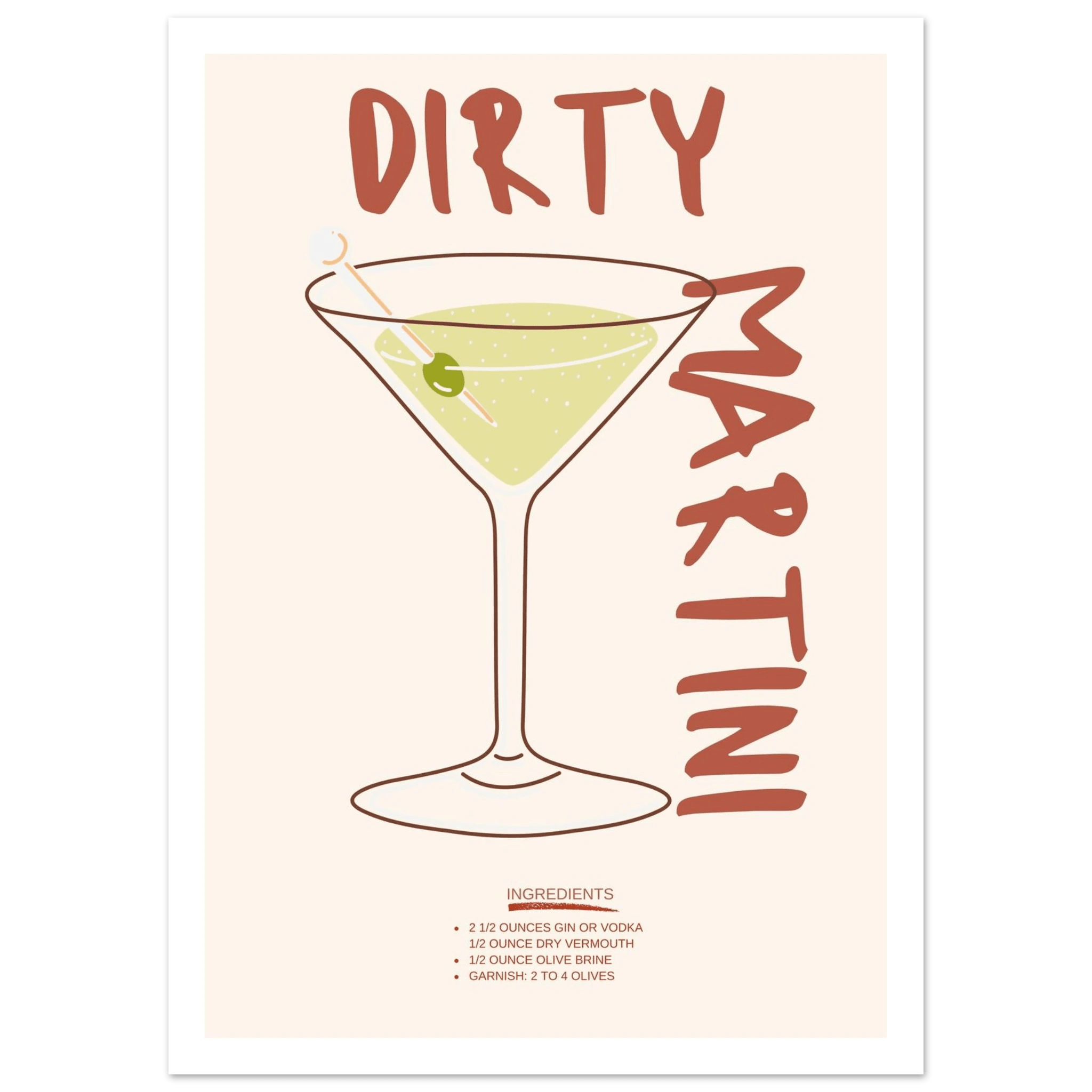 Dirty Martini - Poster - Arthena