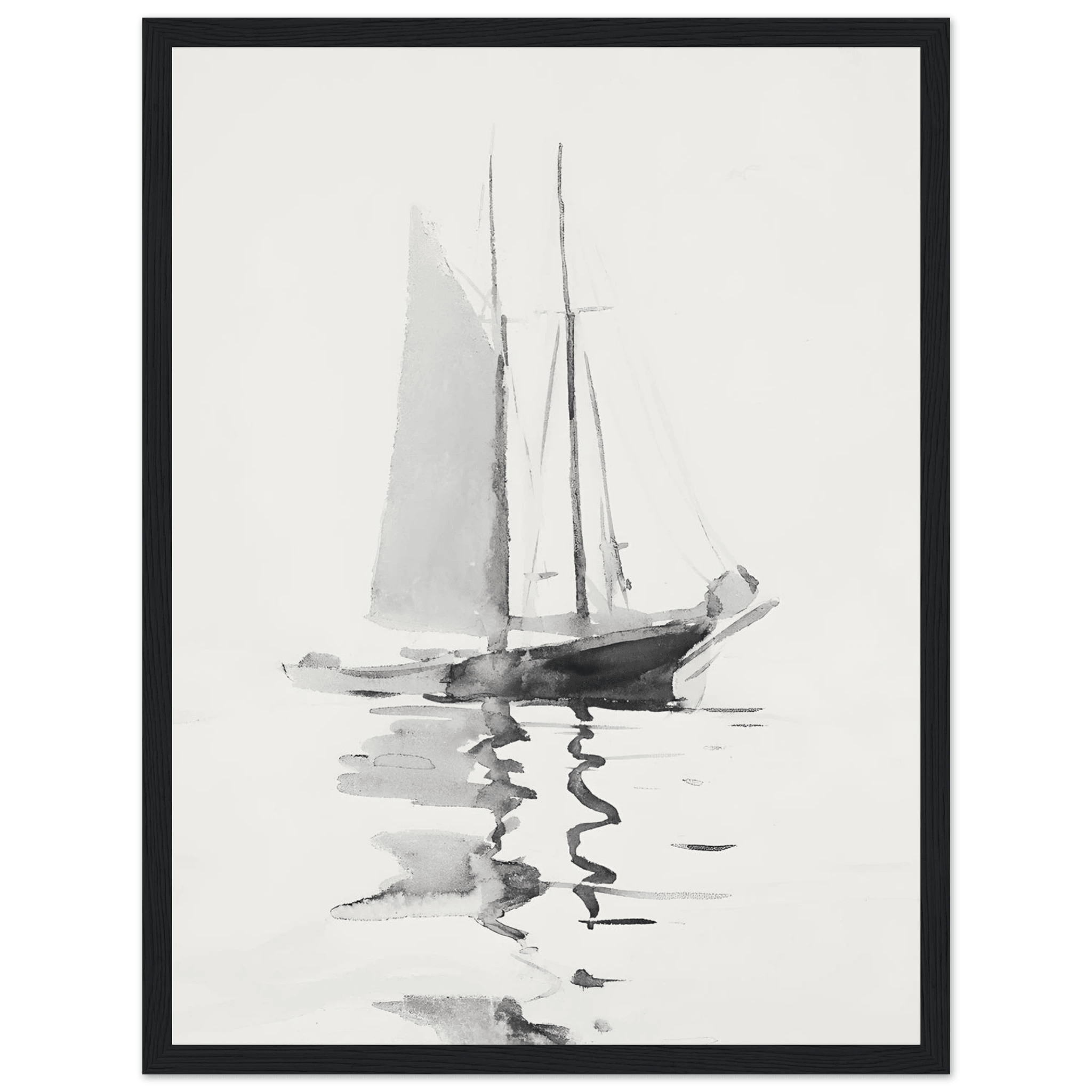 Abstract boat - Poster - Arthena