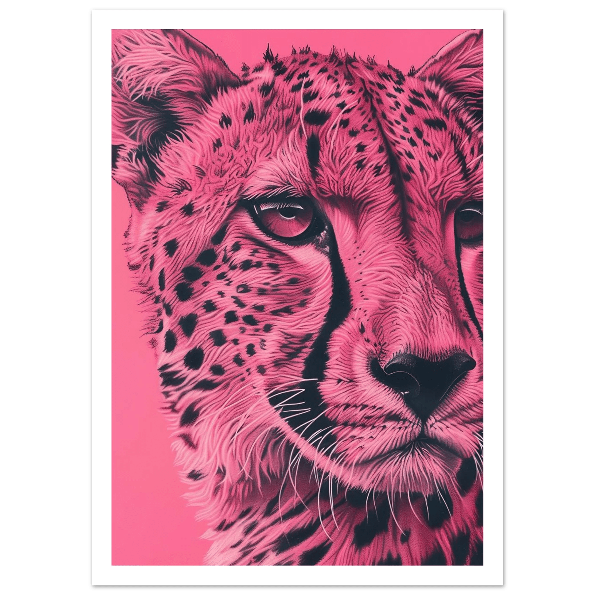A Pink Cheetah - Poster - Arthena