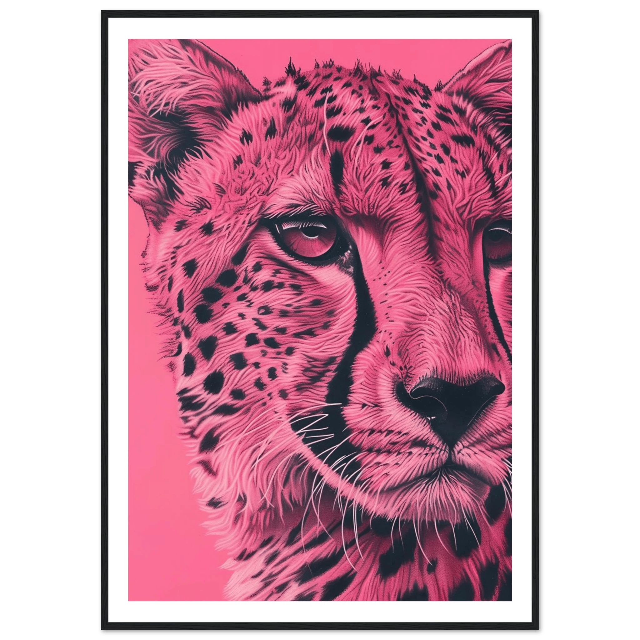 A Pink Cheetah - Poster - Arthena