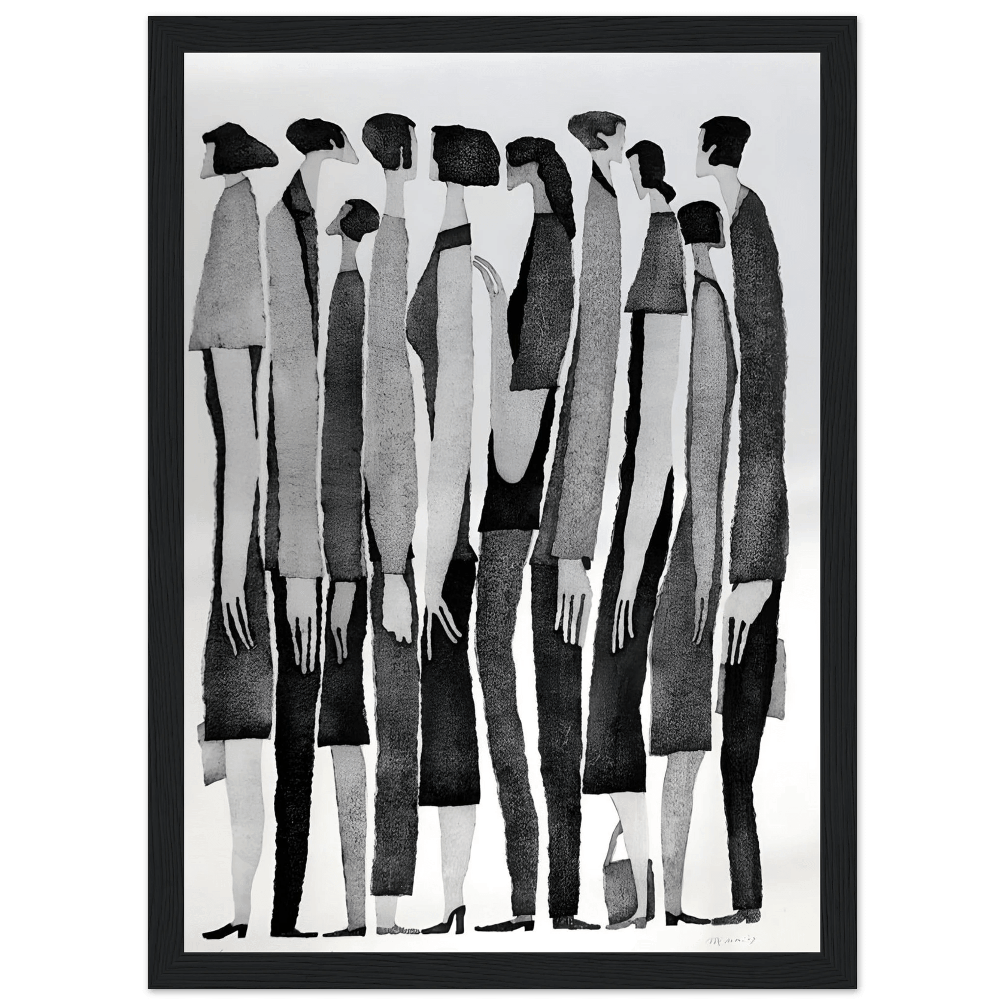 Silent Crowd - Poster - Arthena