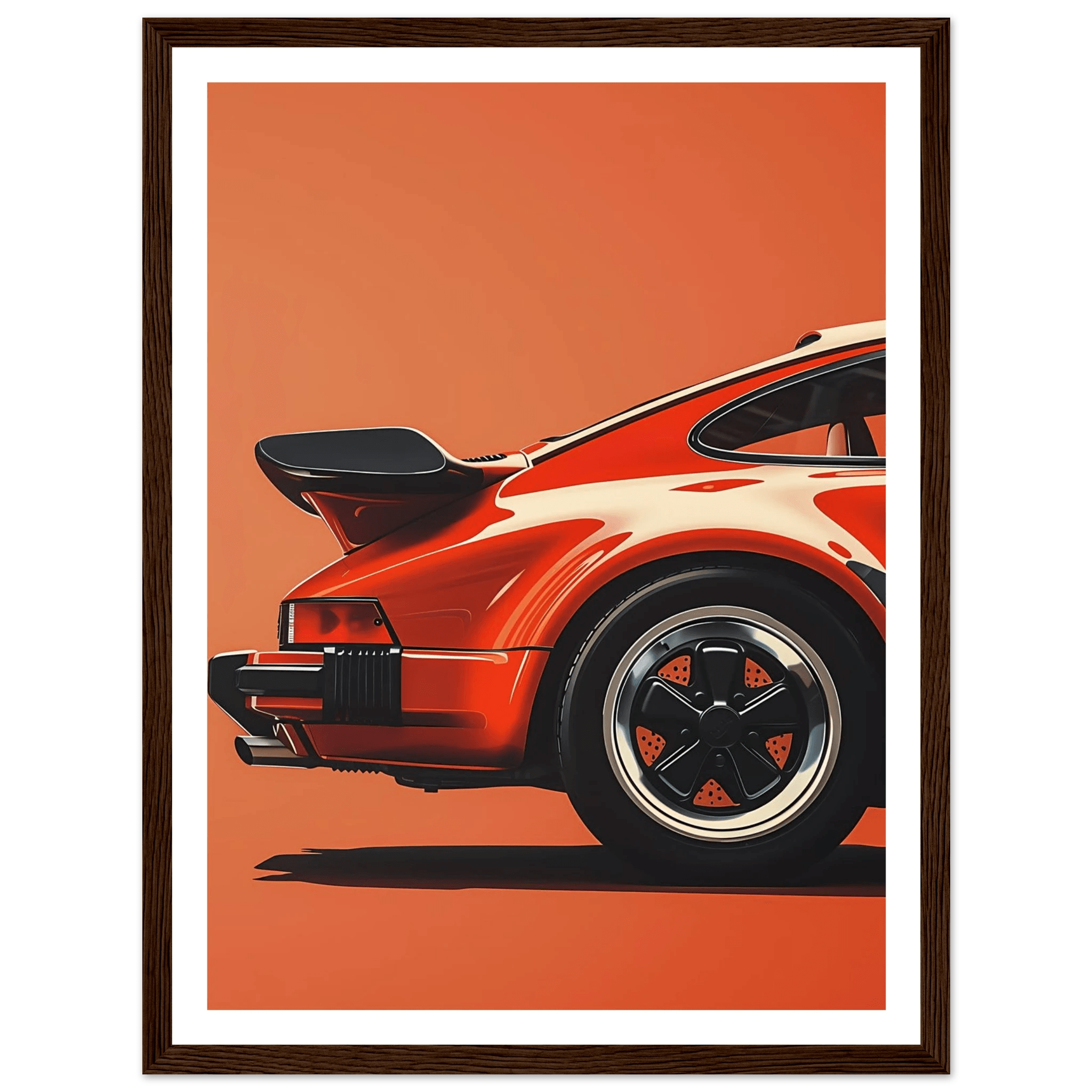 Retro Car - Poster - Arthena