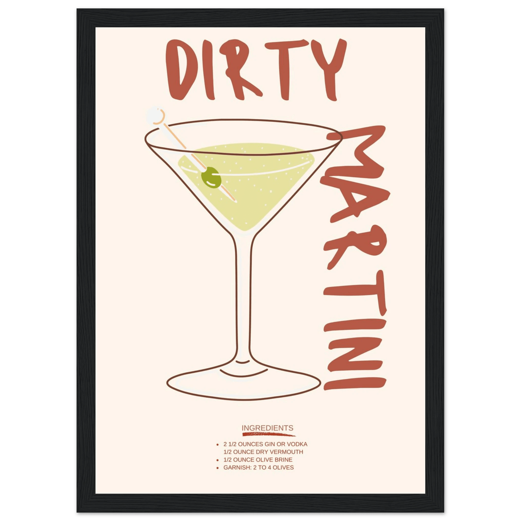 Dirty Martini - Poster - Arthena