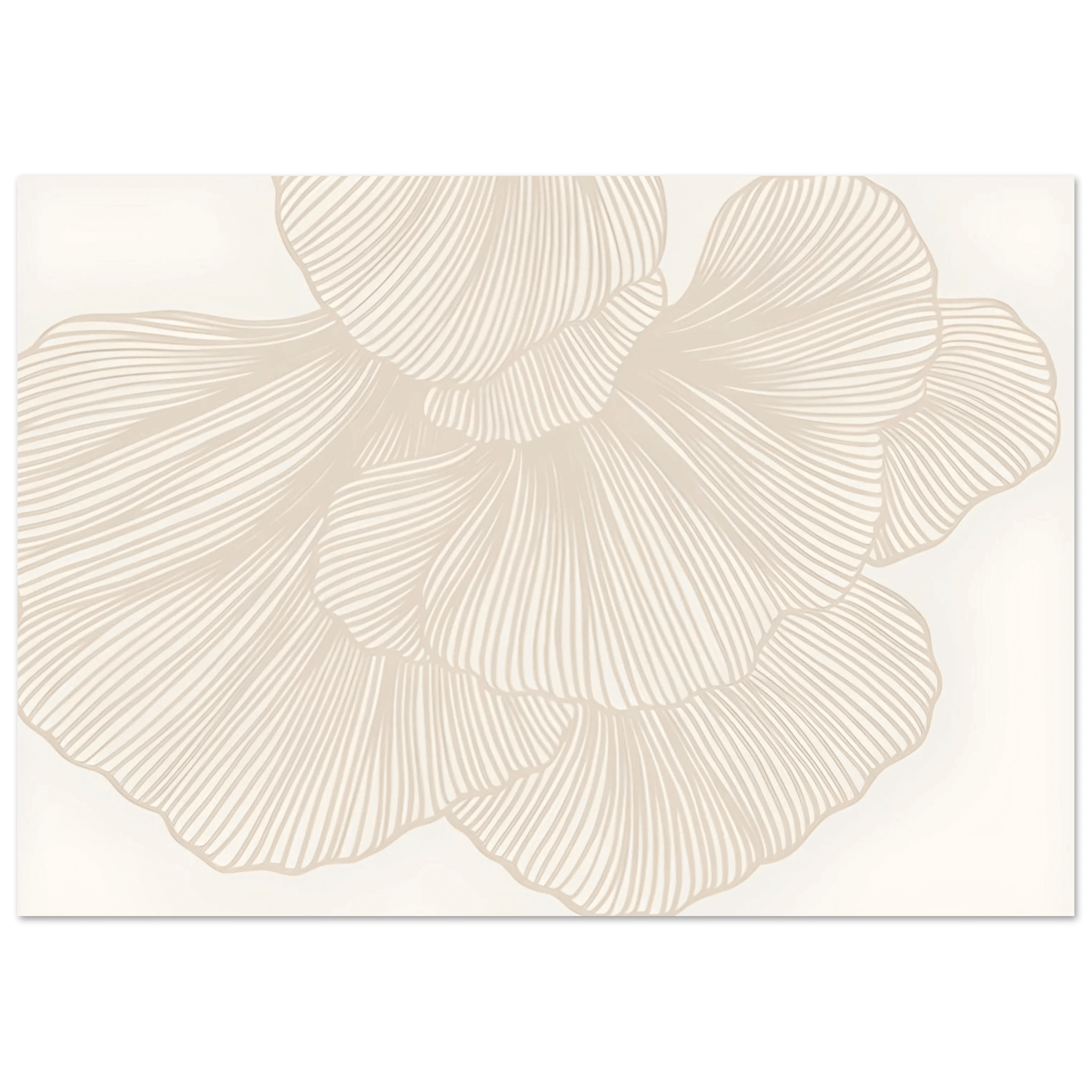 Flower Lines - Poster - Arthena