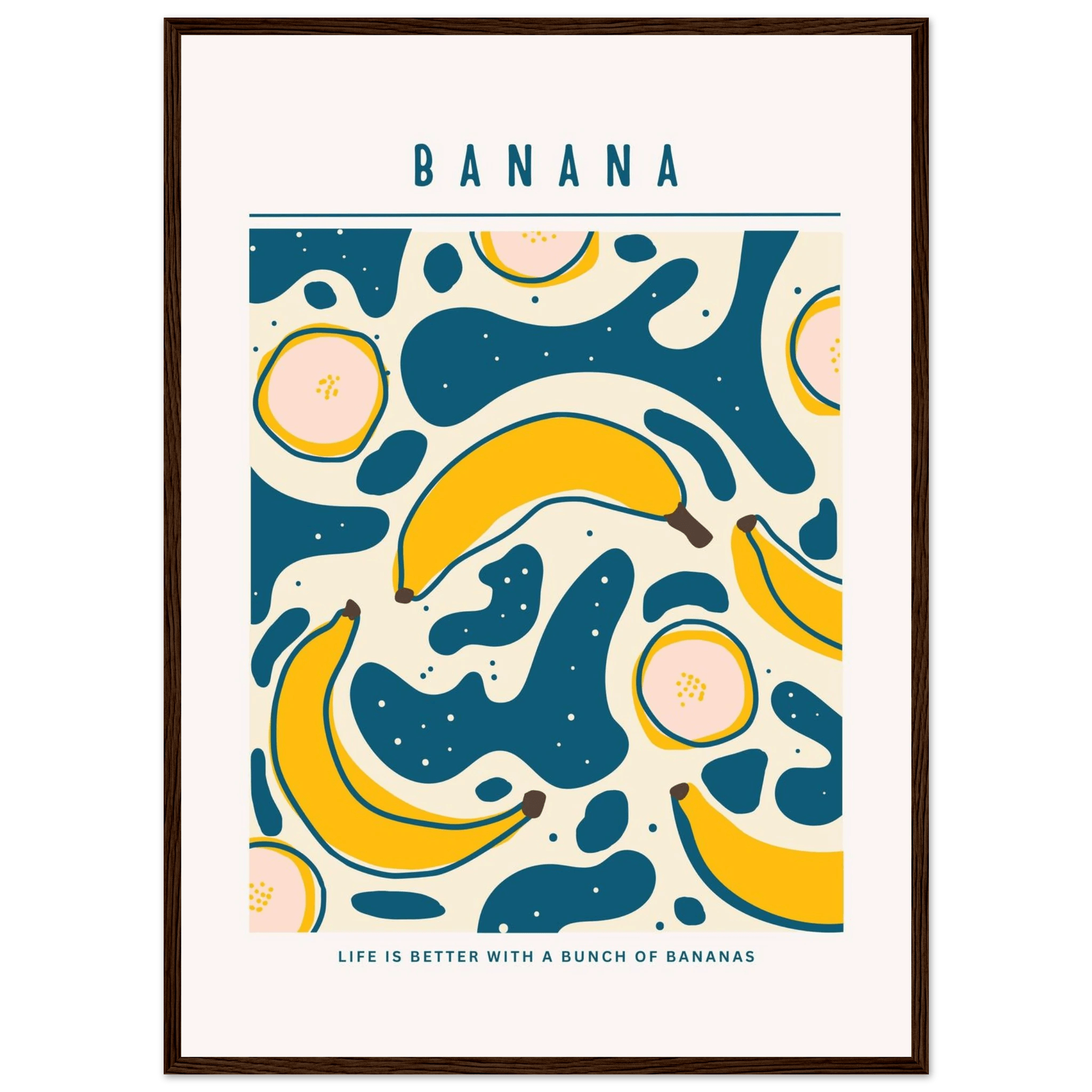 Life is better with banana - Poster - Arthena