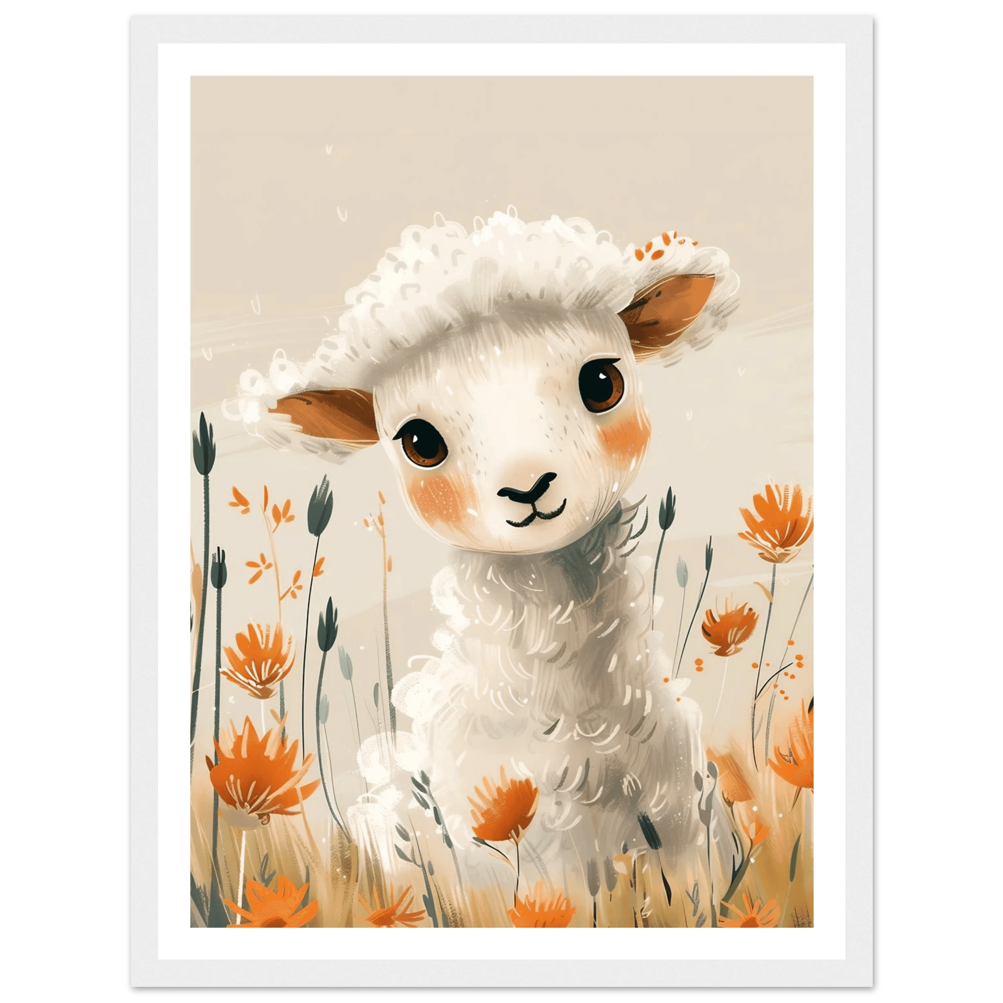 Baby Lamb - Poster - Arthena