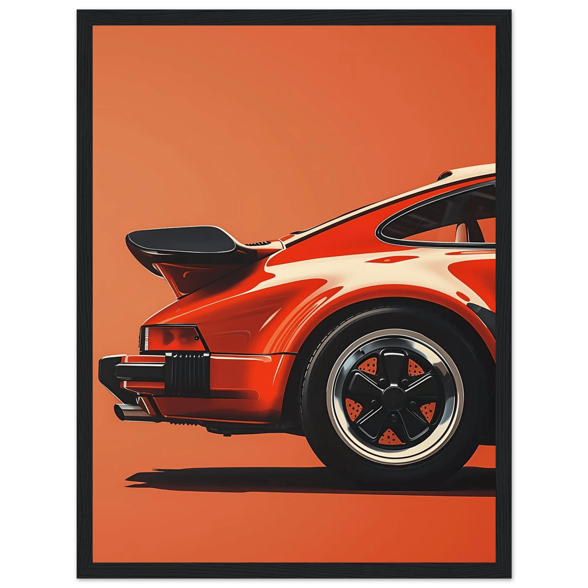 Retro Car - Poster - Arthena