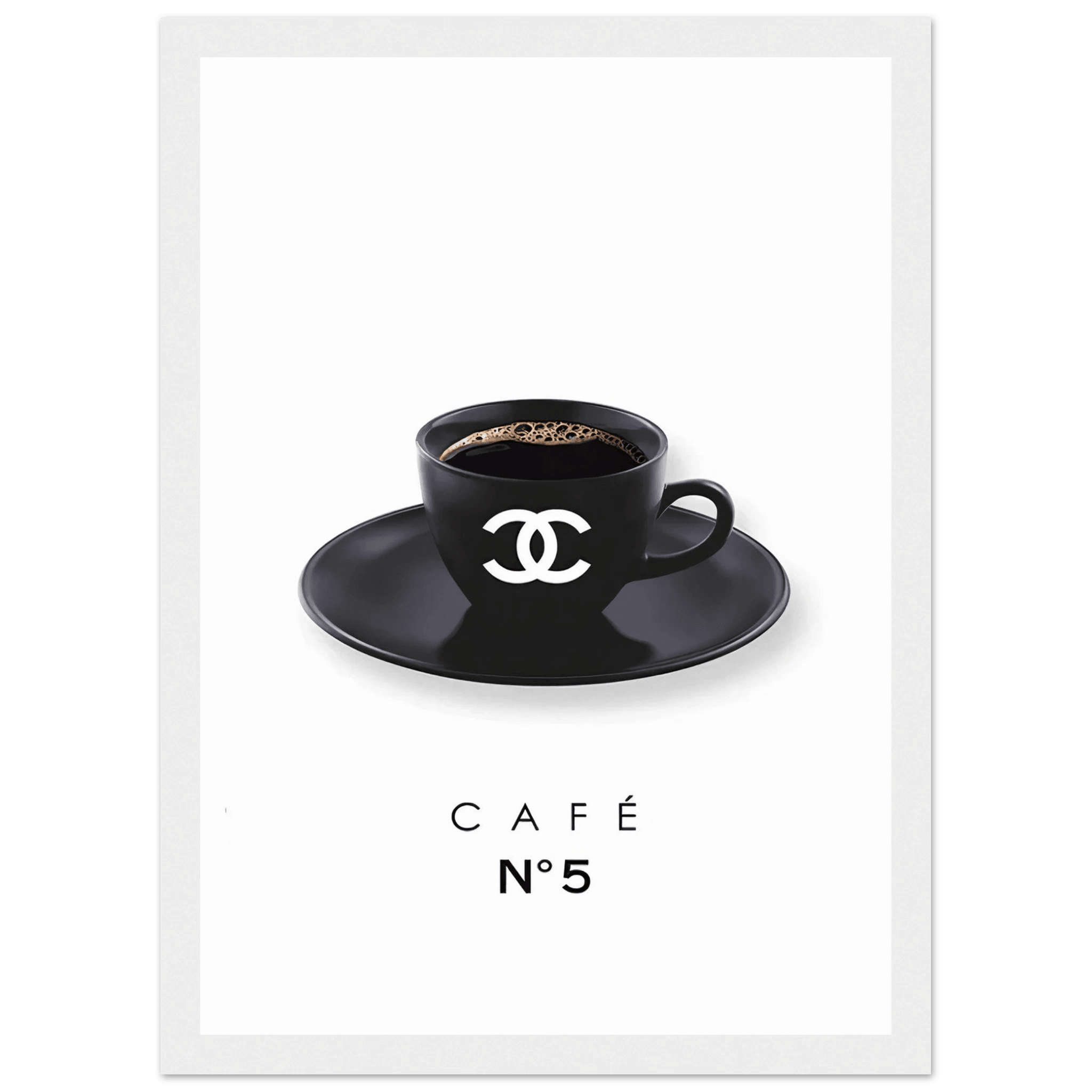 Coffee Chanel - Poster - Arthena