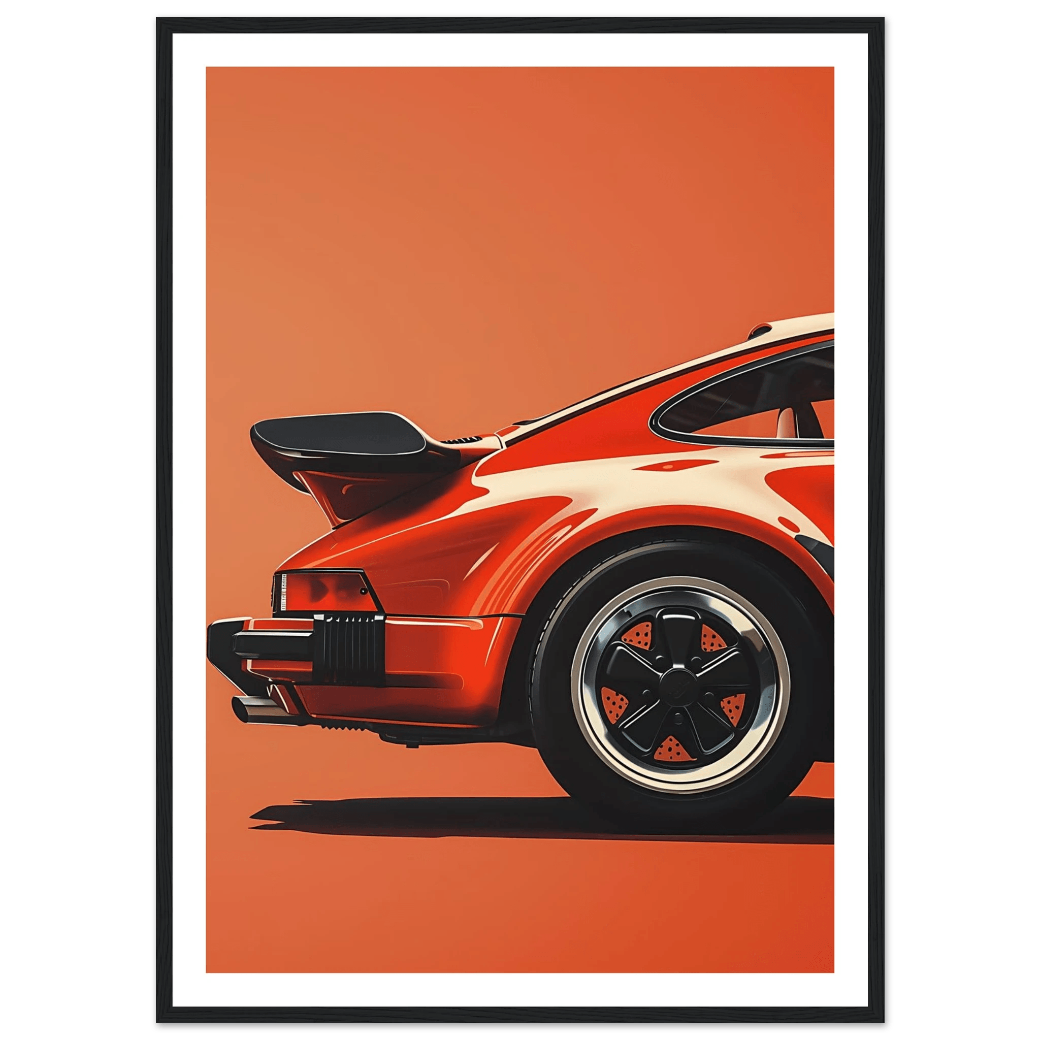 Retro Car - Poster - Arthena