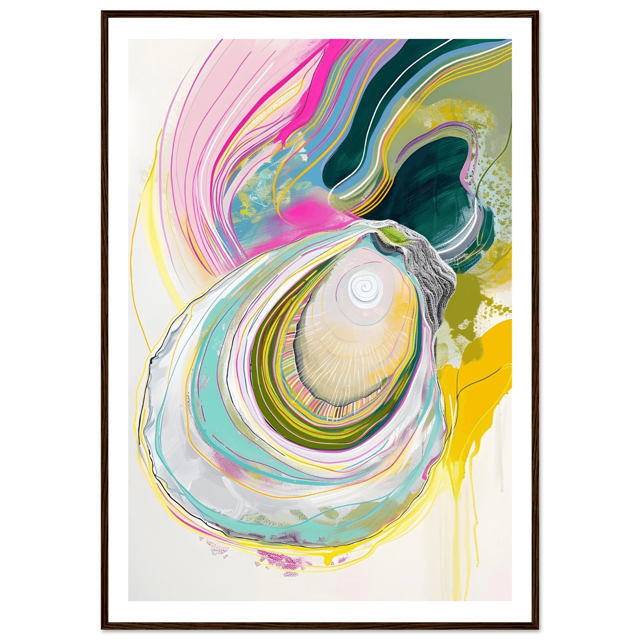 Colorful Oyster - Poster - Arthena
