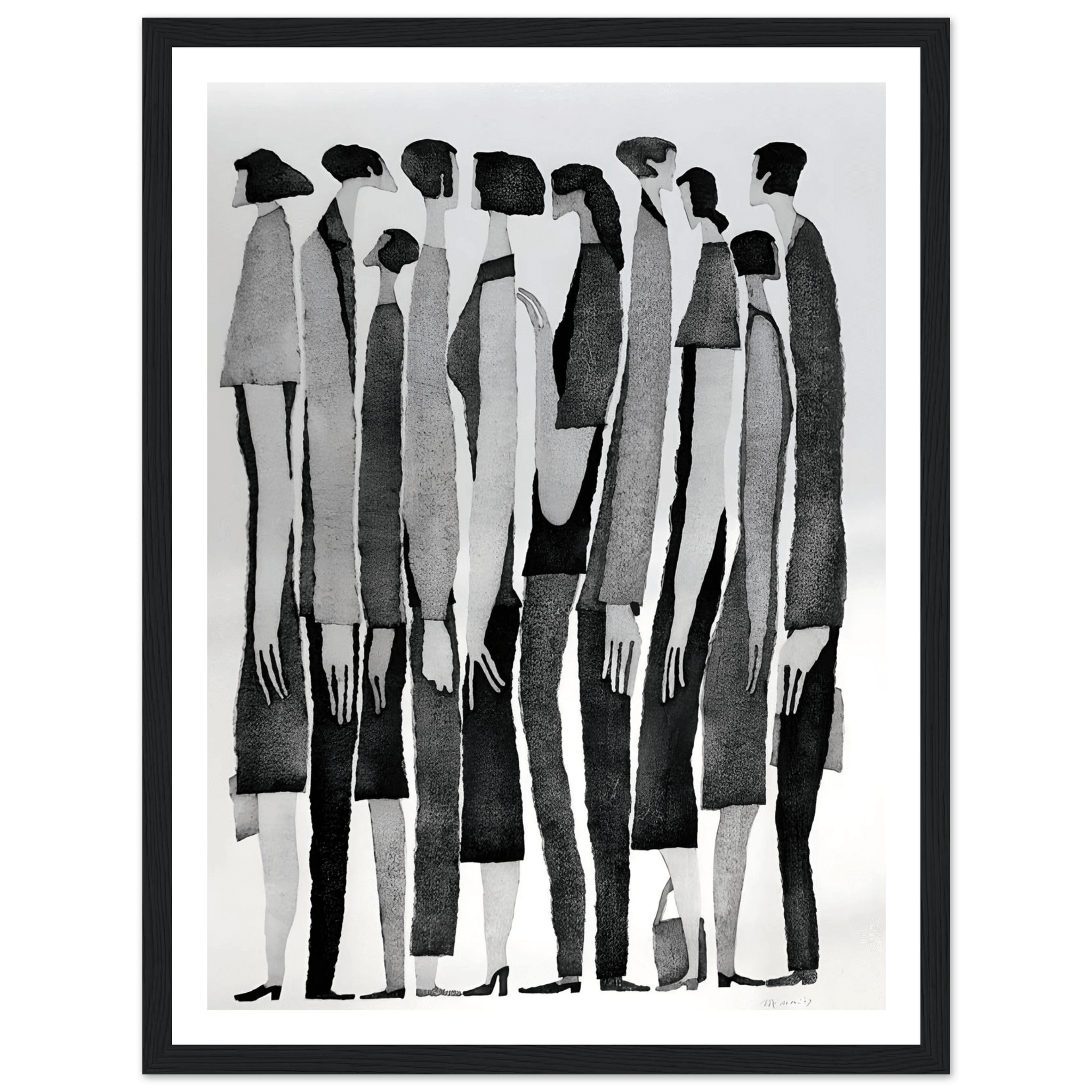 Silent Crowd - Poster - Arthena
