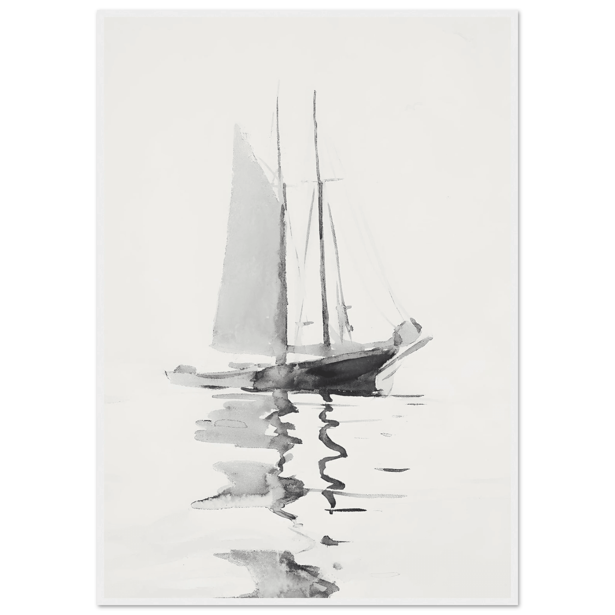 Abstract boat - Poster - Arthena