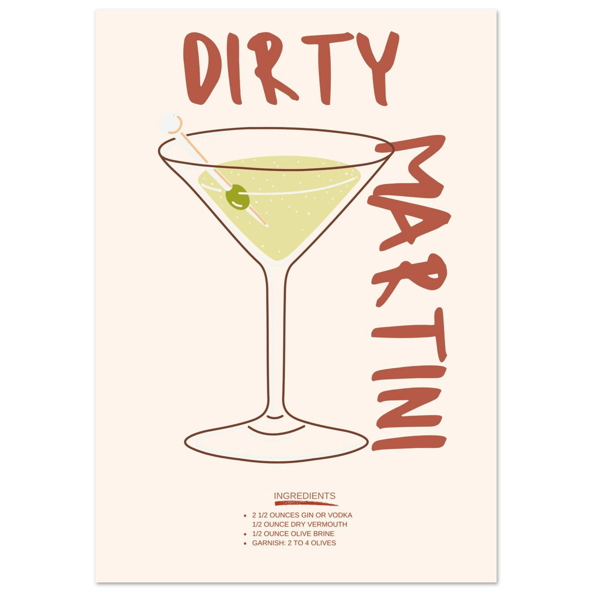 Dirty Martini - Poster - Arthena