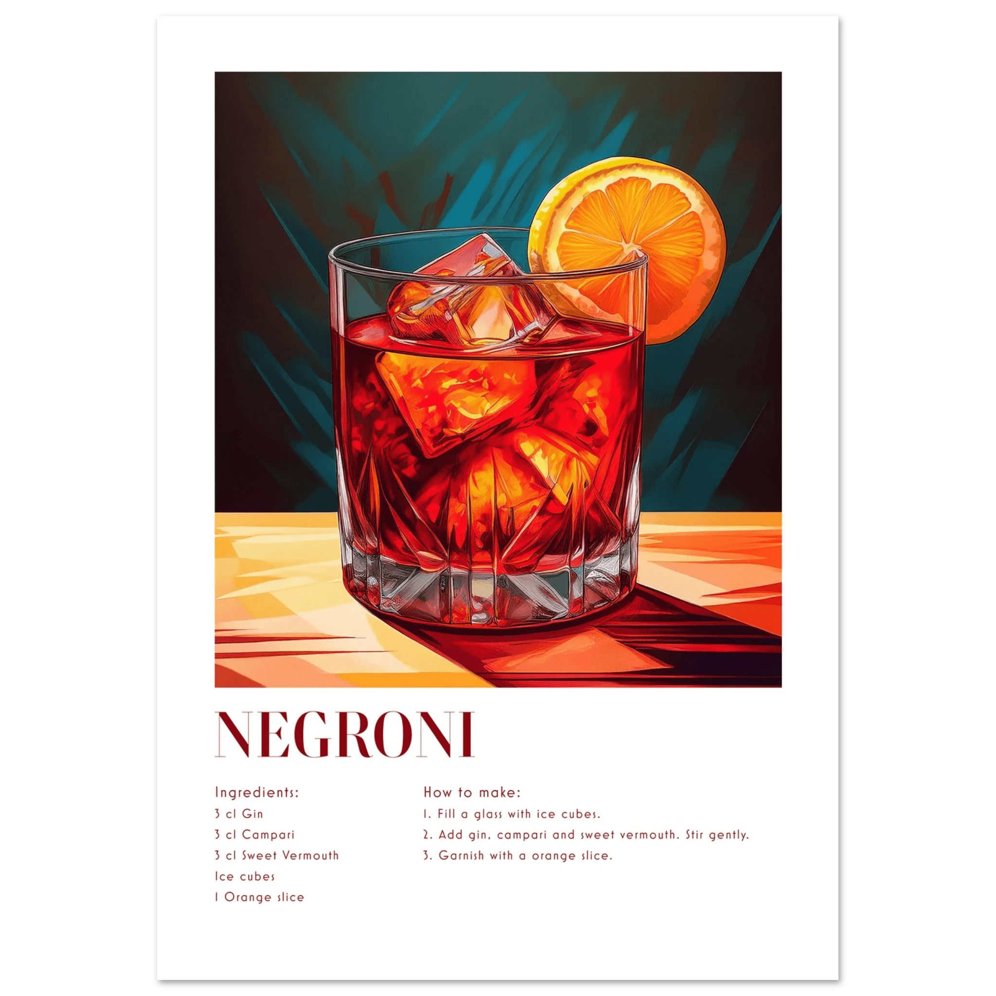 Negroni - Poster - Arthena