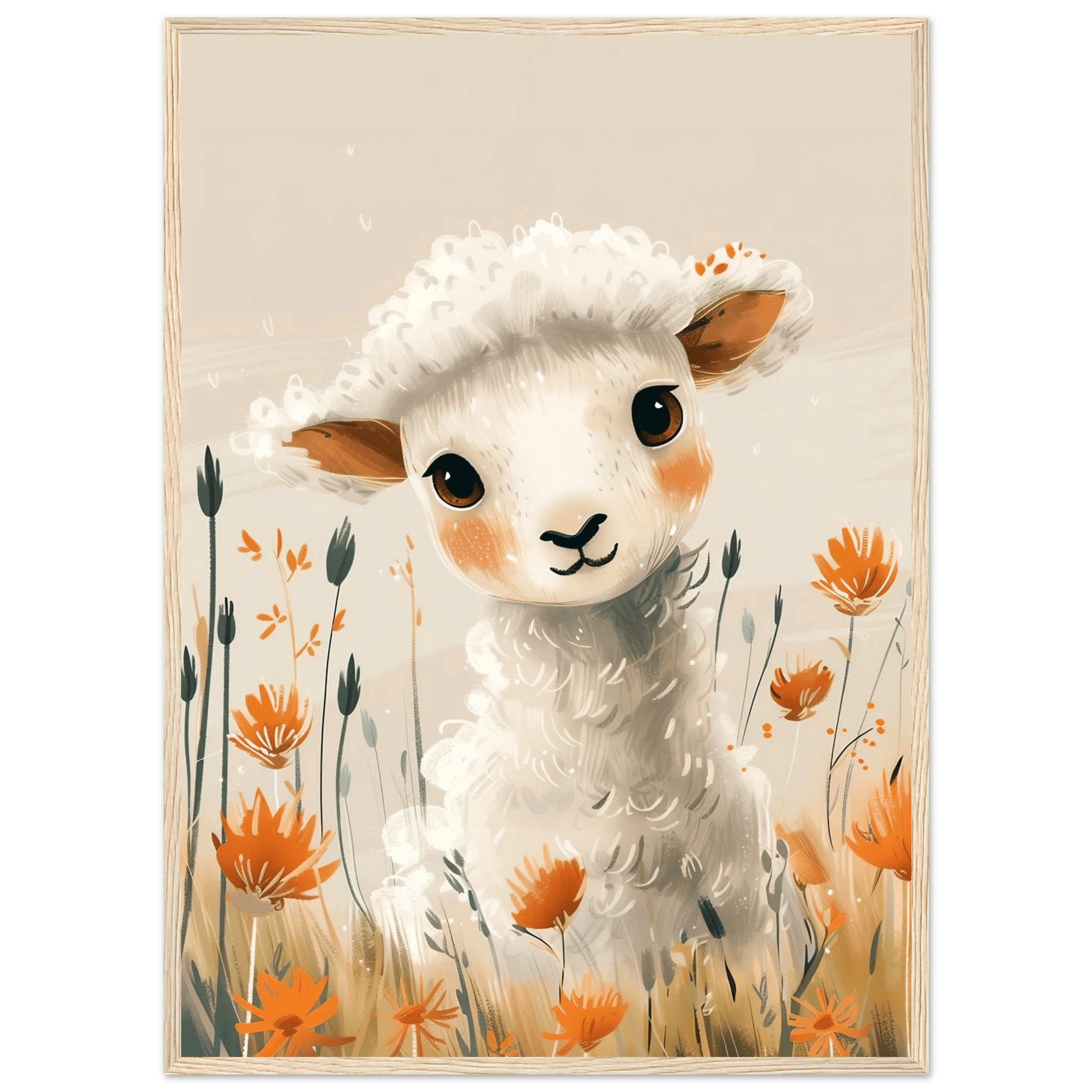 Baby Lamb - Poster - Arthena