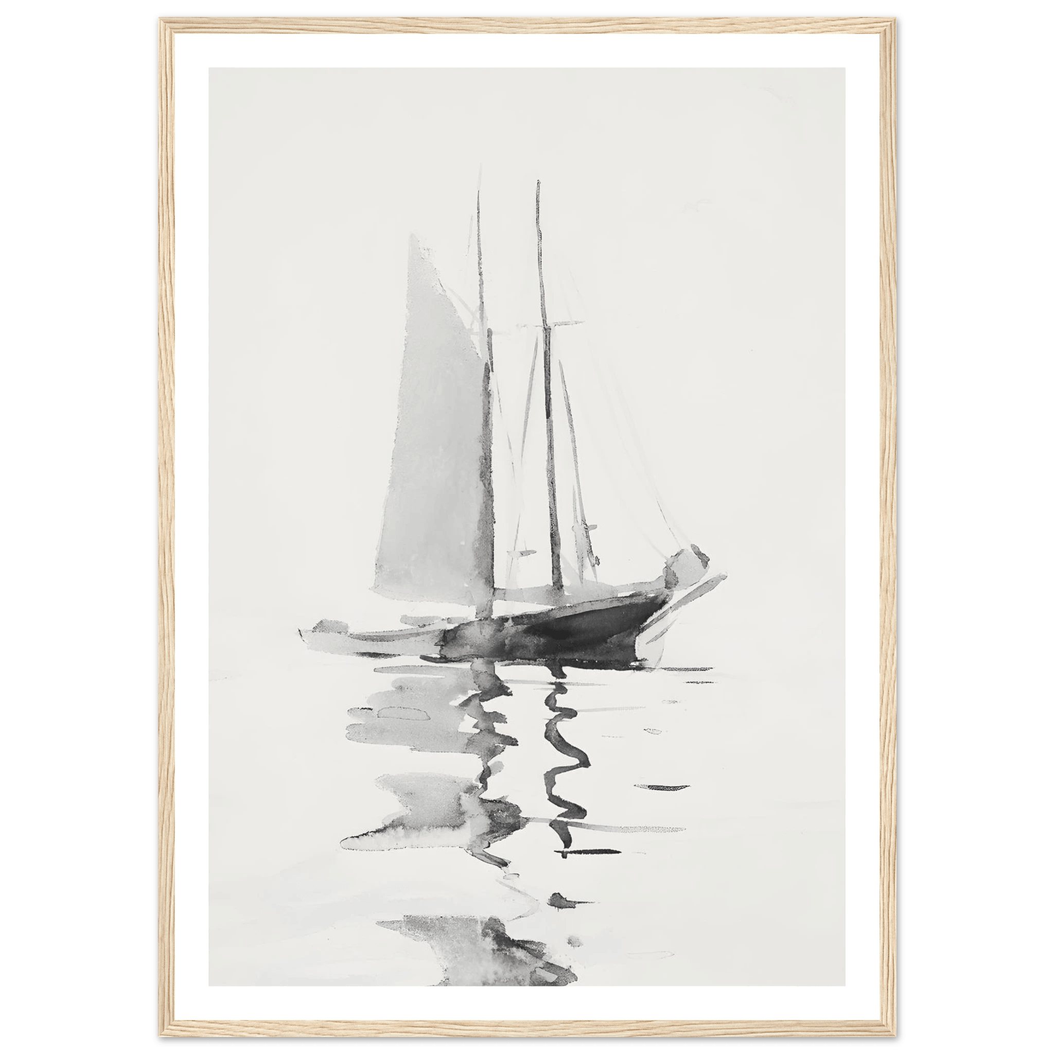 Abstract boat - Poster - Arthena