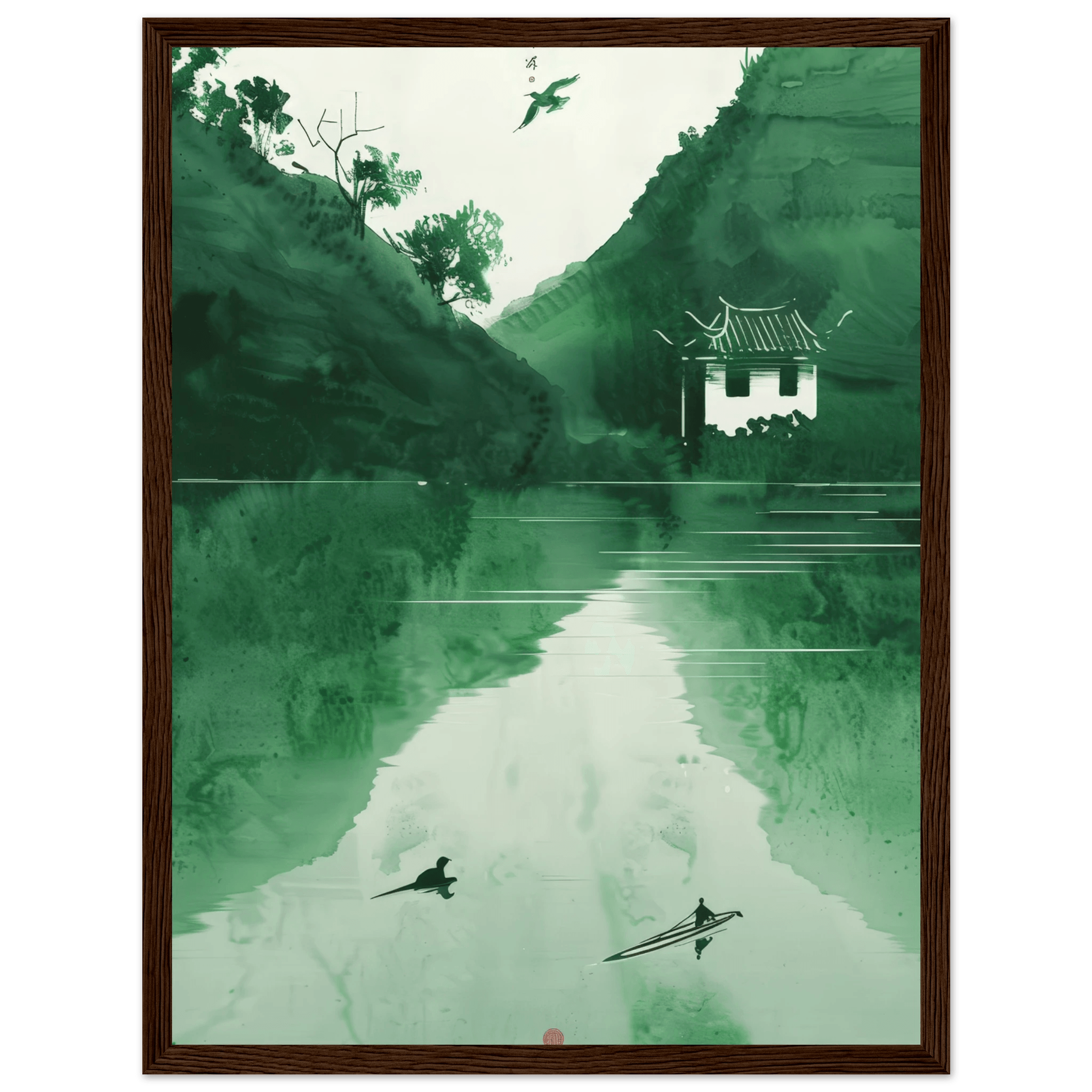 The green mirror - Poster - Arthena