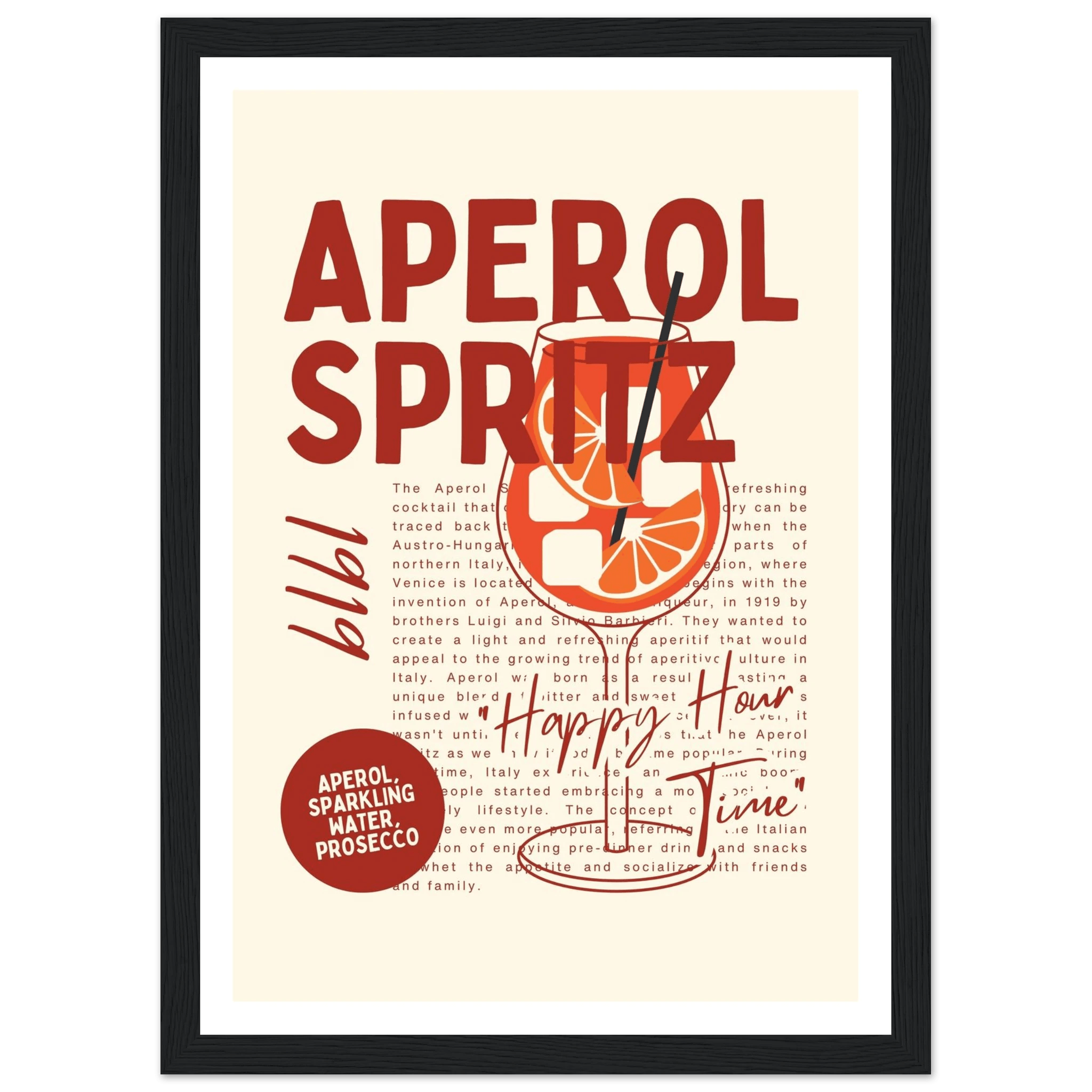 Aperol Spritz 1919 - Poster - Arthena
