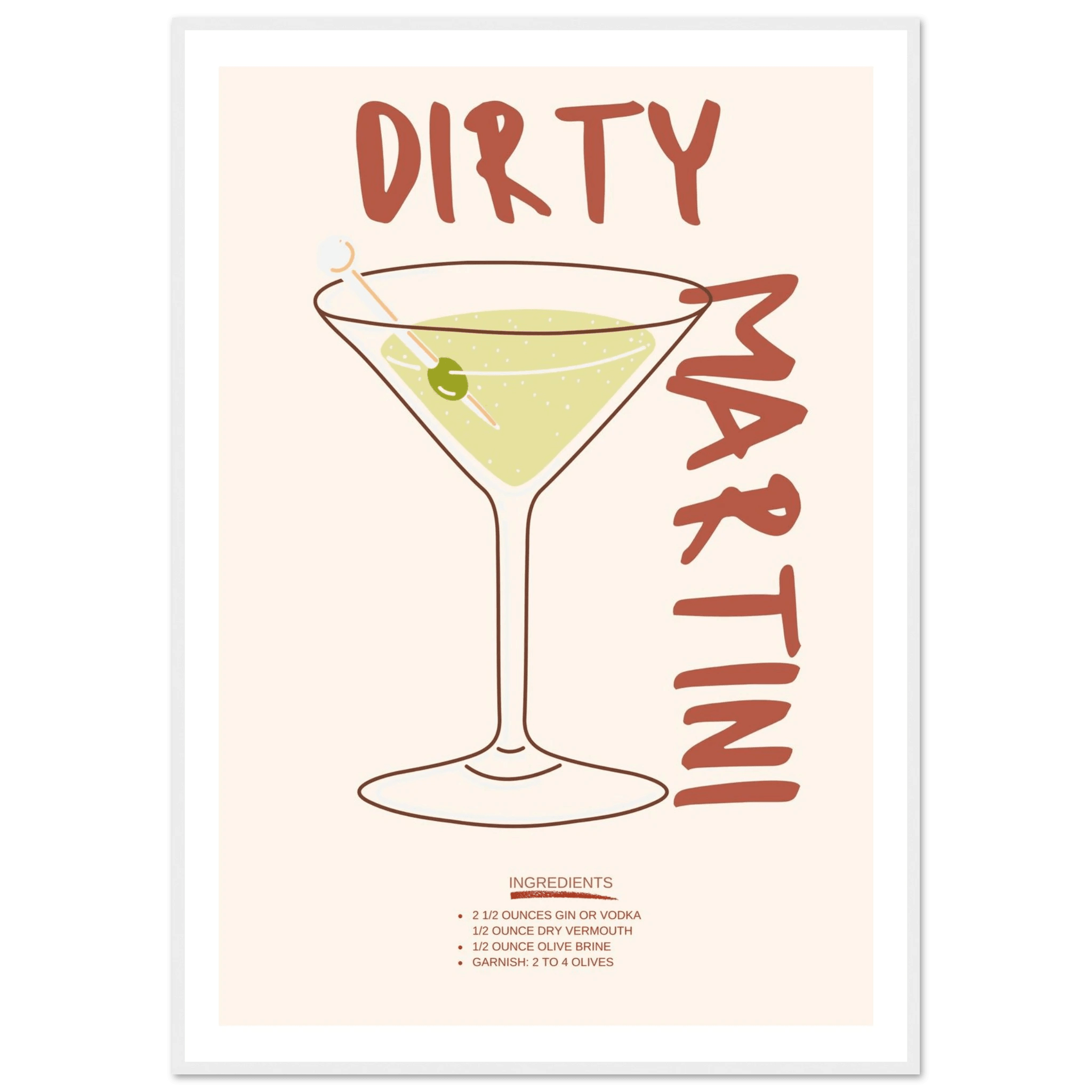 Dirty Martini - Poster - Arthena