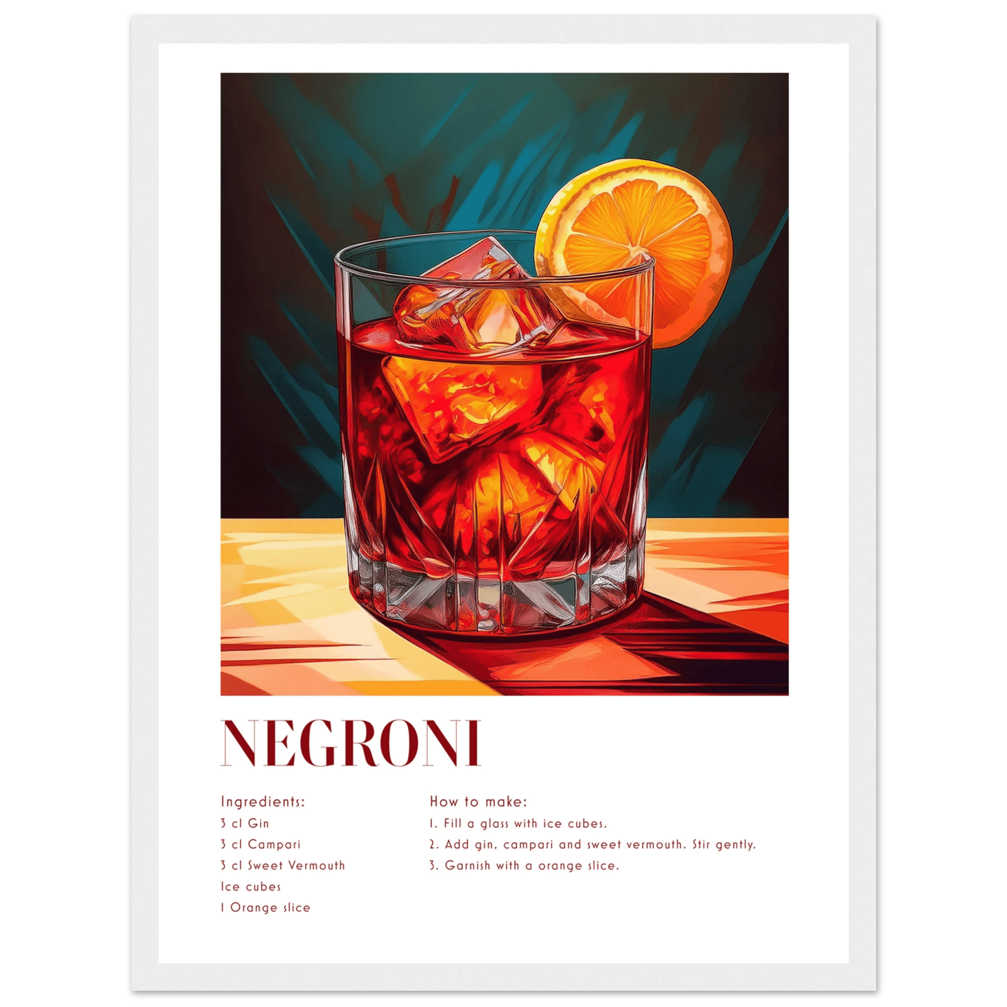 Negroni - Poster - Arthena