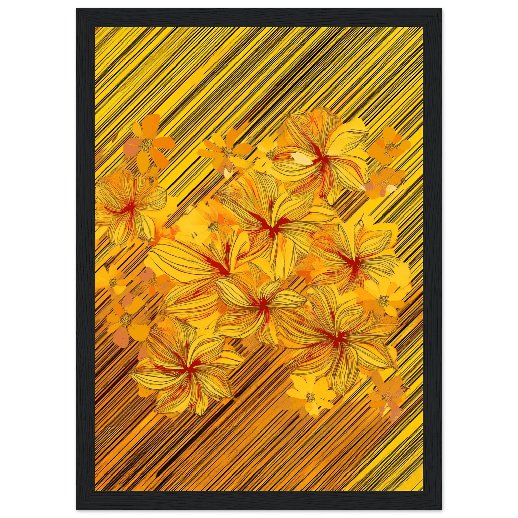Golden Blossoms - Poster - Arthena