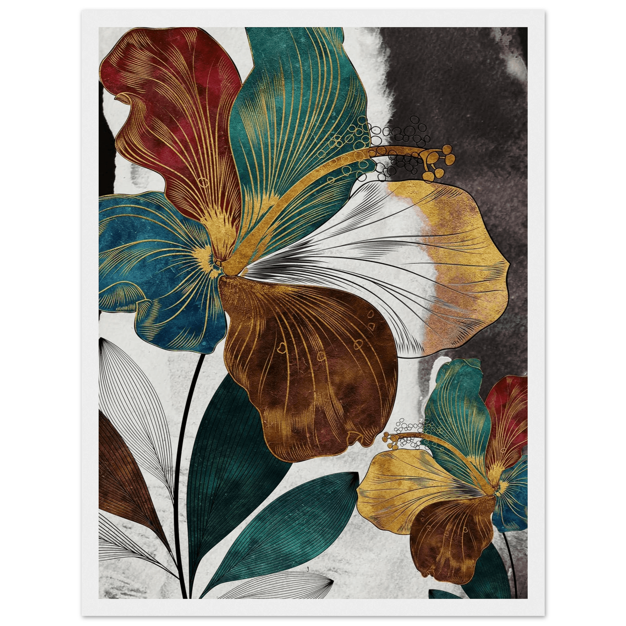 Golden Bloom Symphony - Poster - Arthena