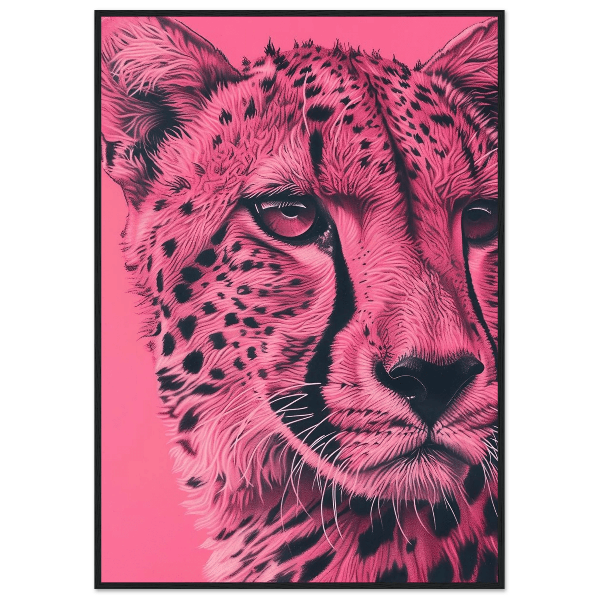 A Pink Cheetah - Poster - Arthena