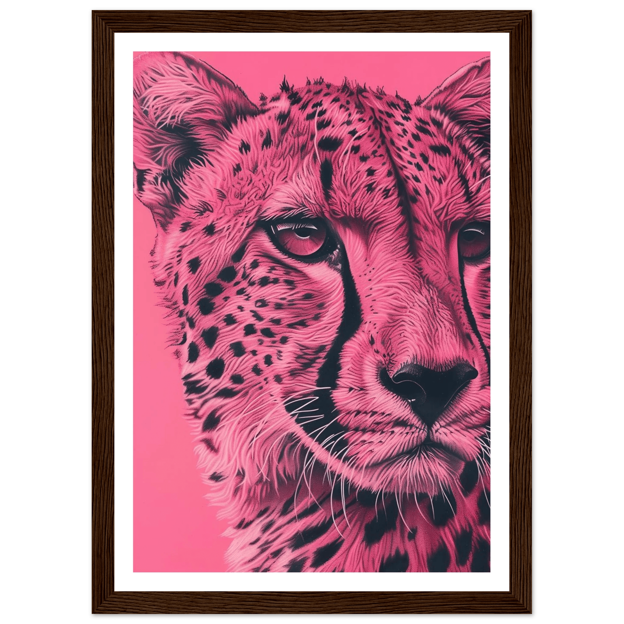 A Pink Cheetah - Poster - Arthena