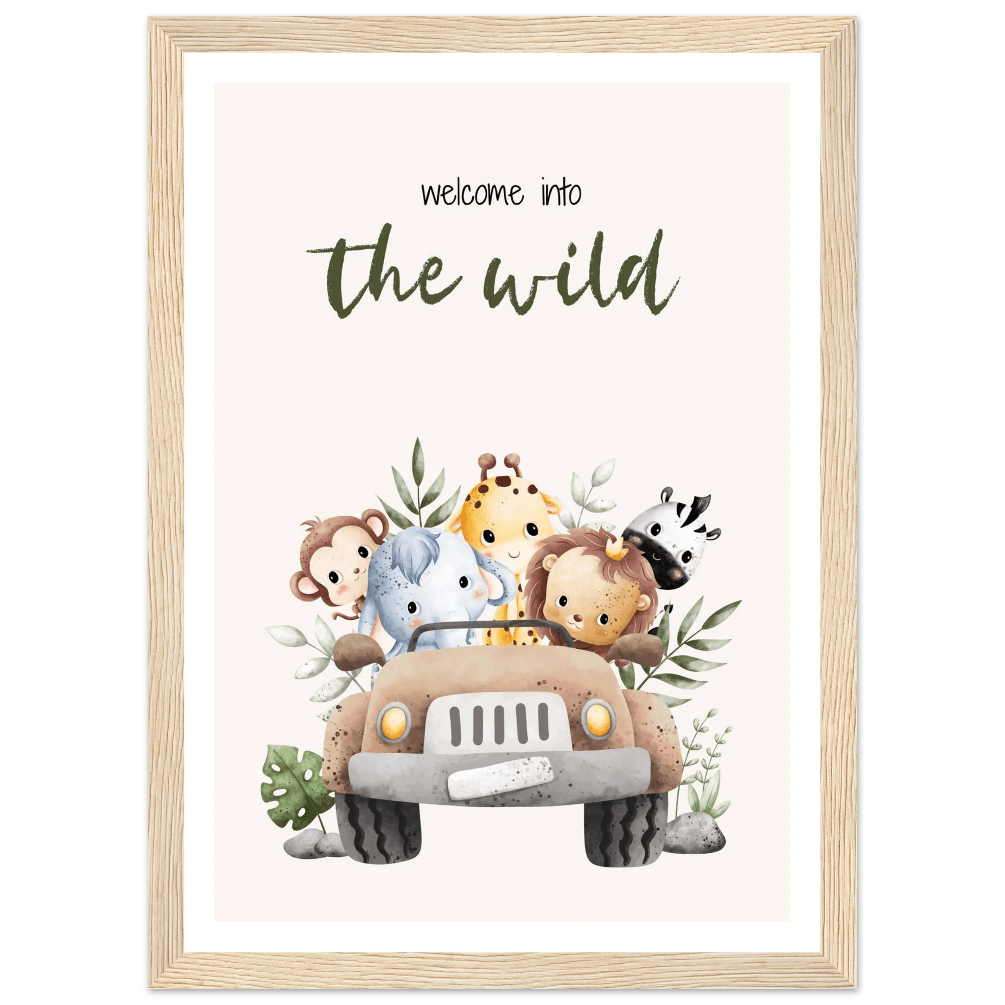 Welcome into the wild - Poster - Arthena