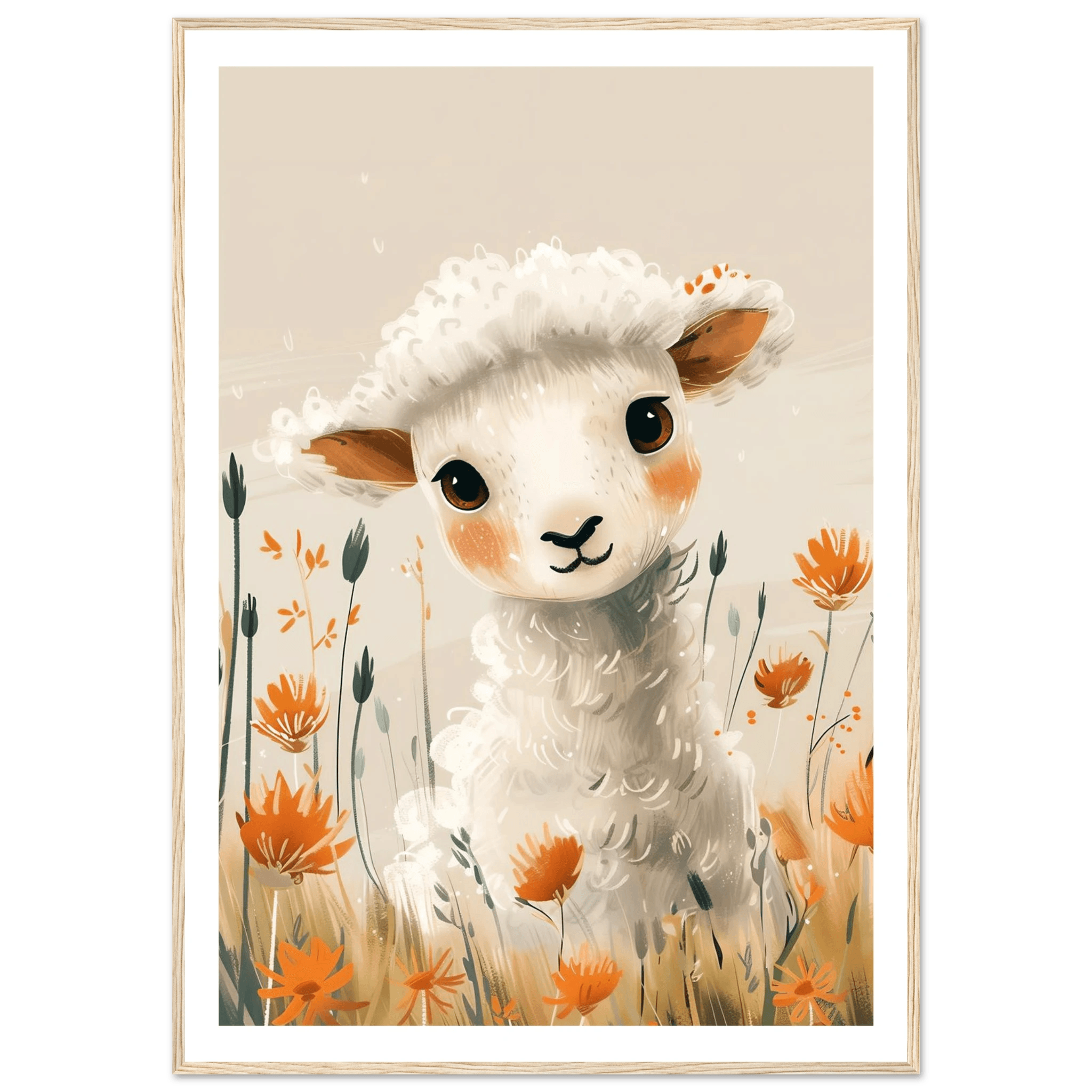Baby Lamb - Poster - Arthena