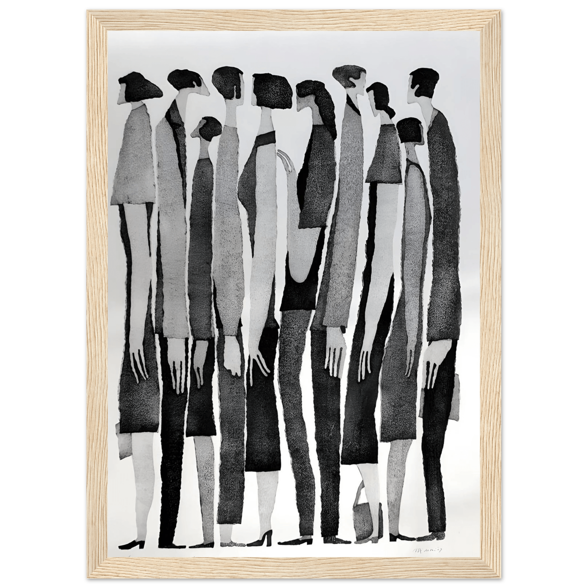 Silent Crowd - Poster - Arthena