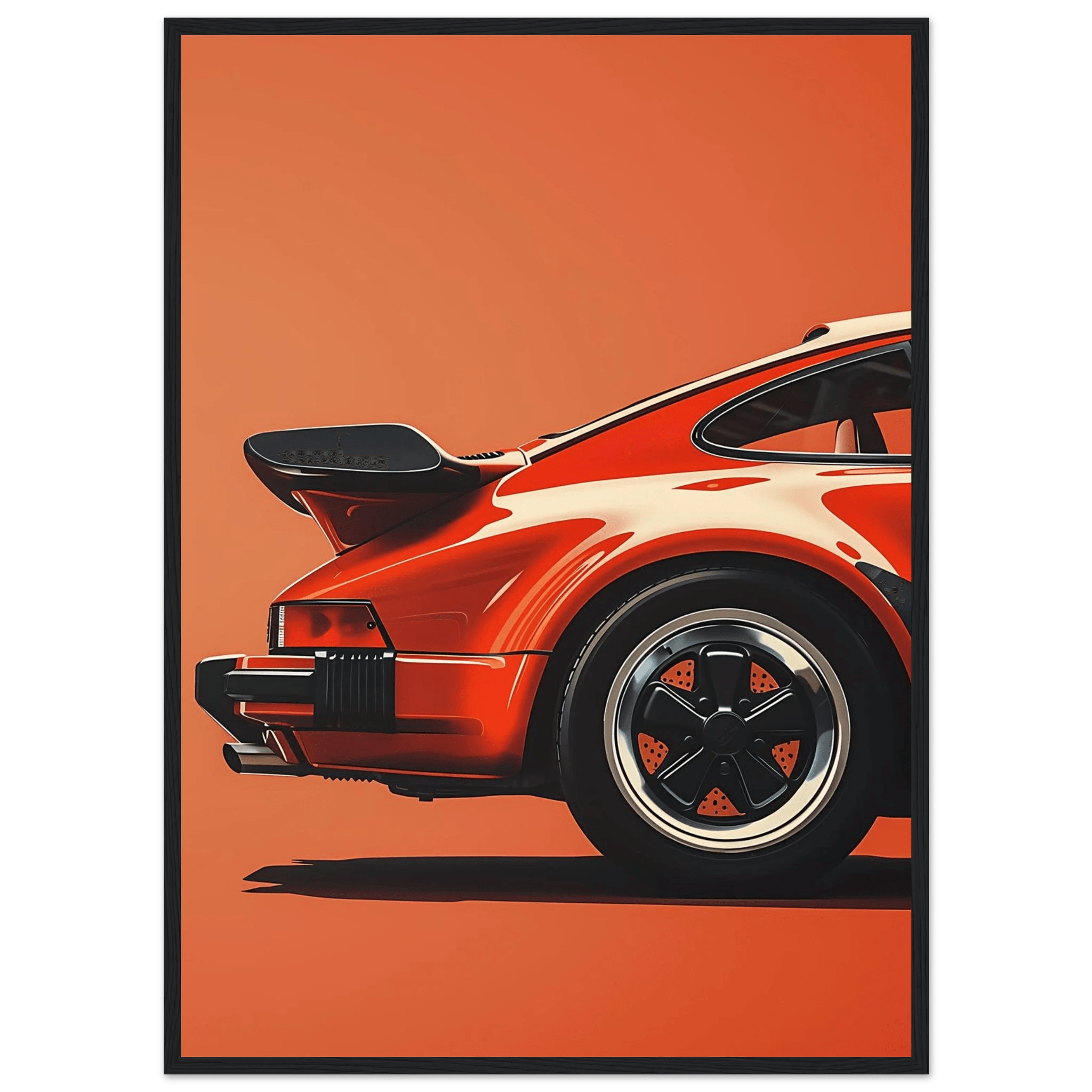 Retro Car - Poster - Arthena