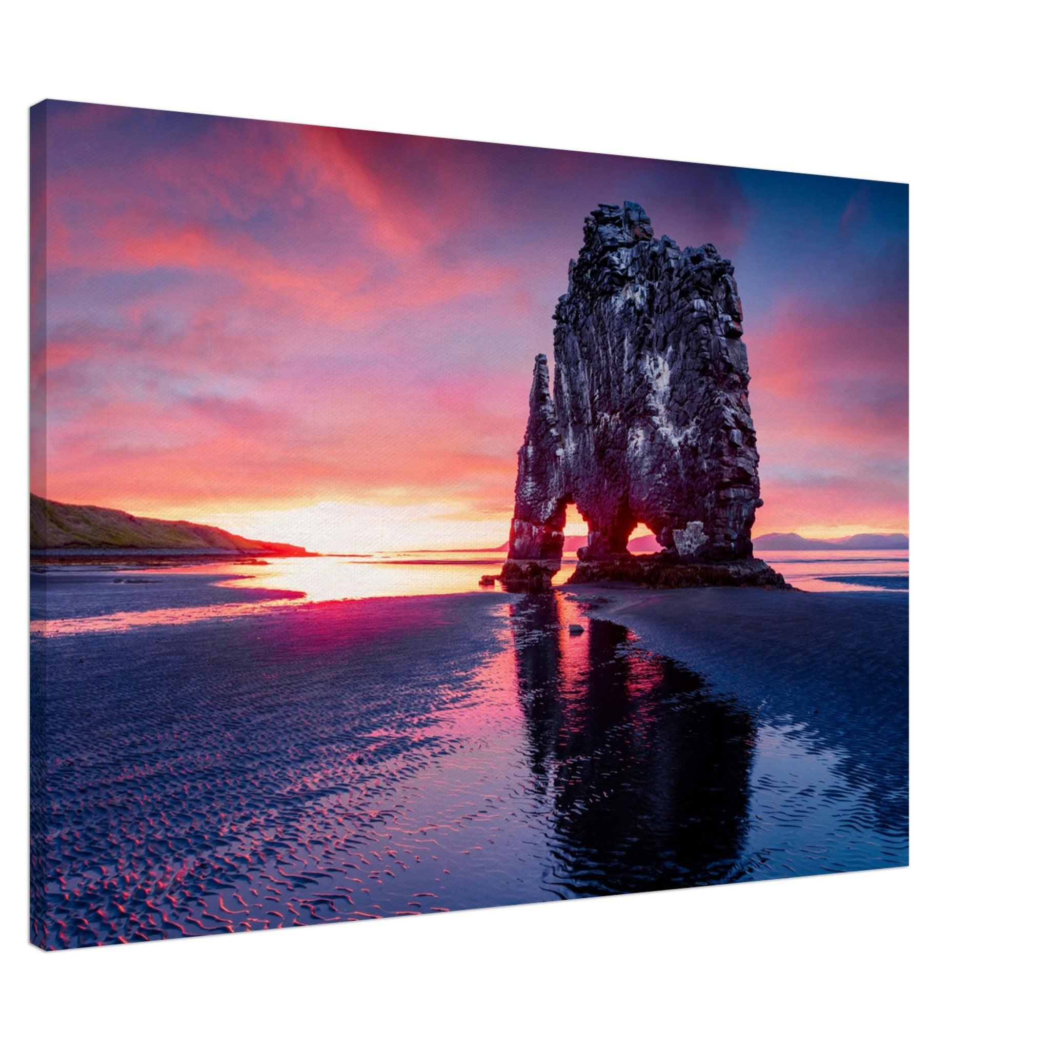 Rock of fire and sky - Canvas - Arthena