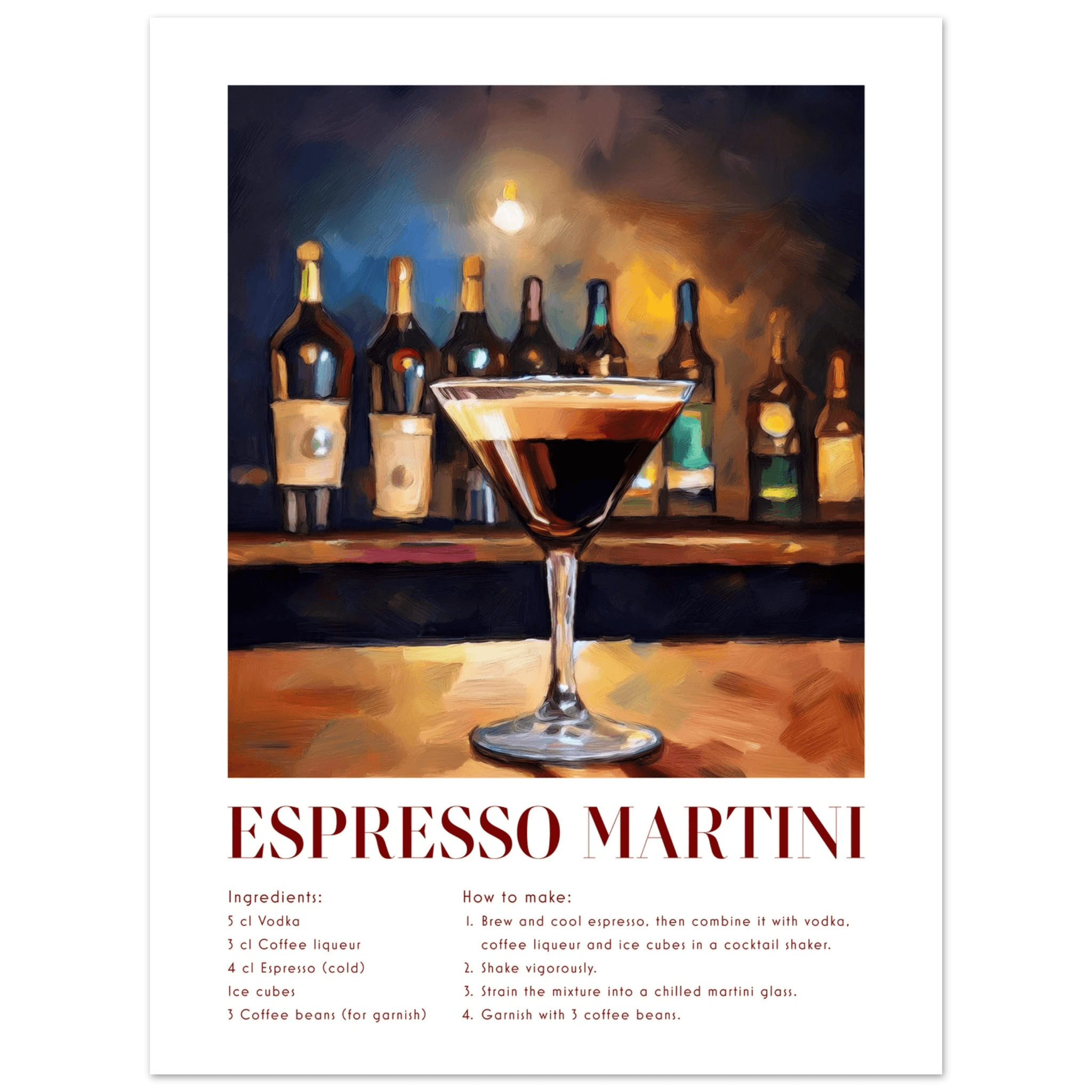 Espresso Martini - Poster - Arthena
