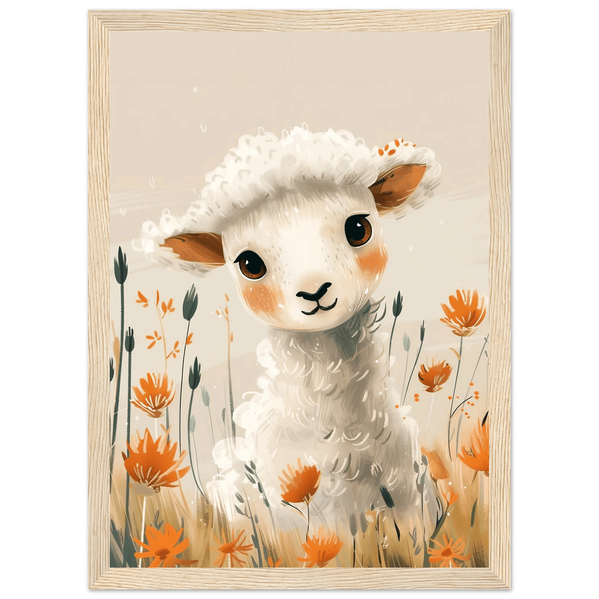 Baby Lamb - Poster - Arthena