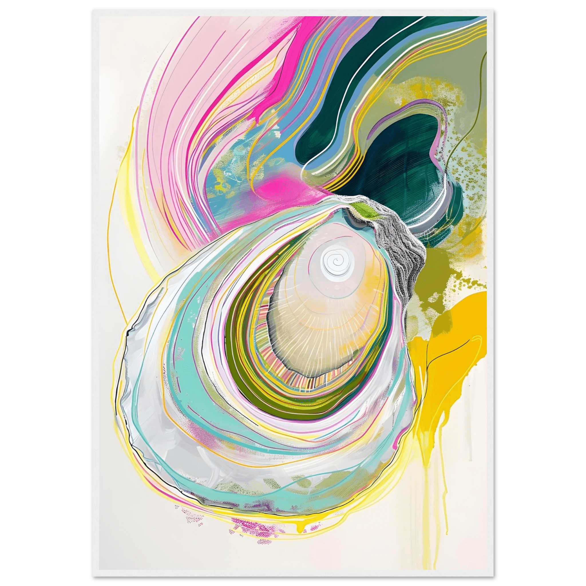 Colorful Oyster - Poster - Arthena