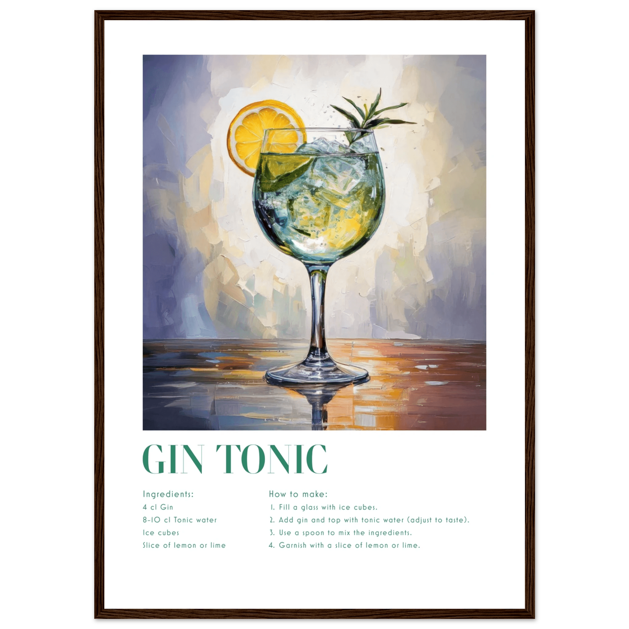 Gin Tonic - Poster - Arthena