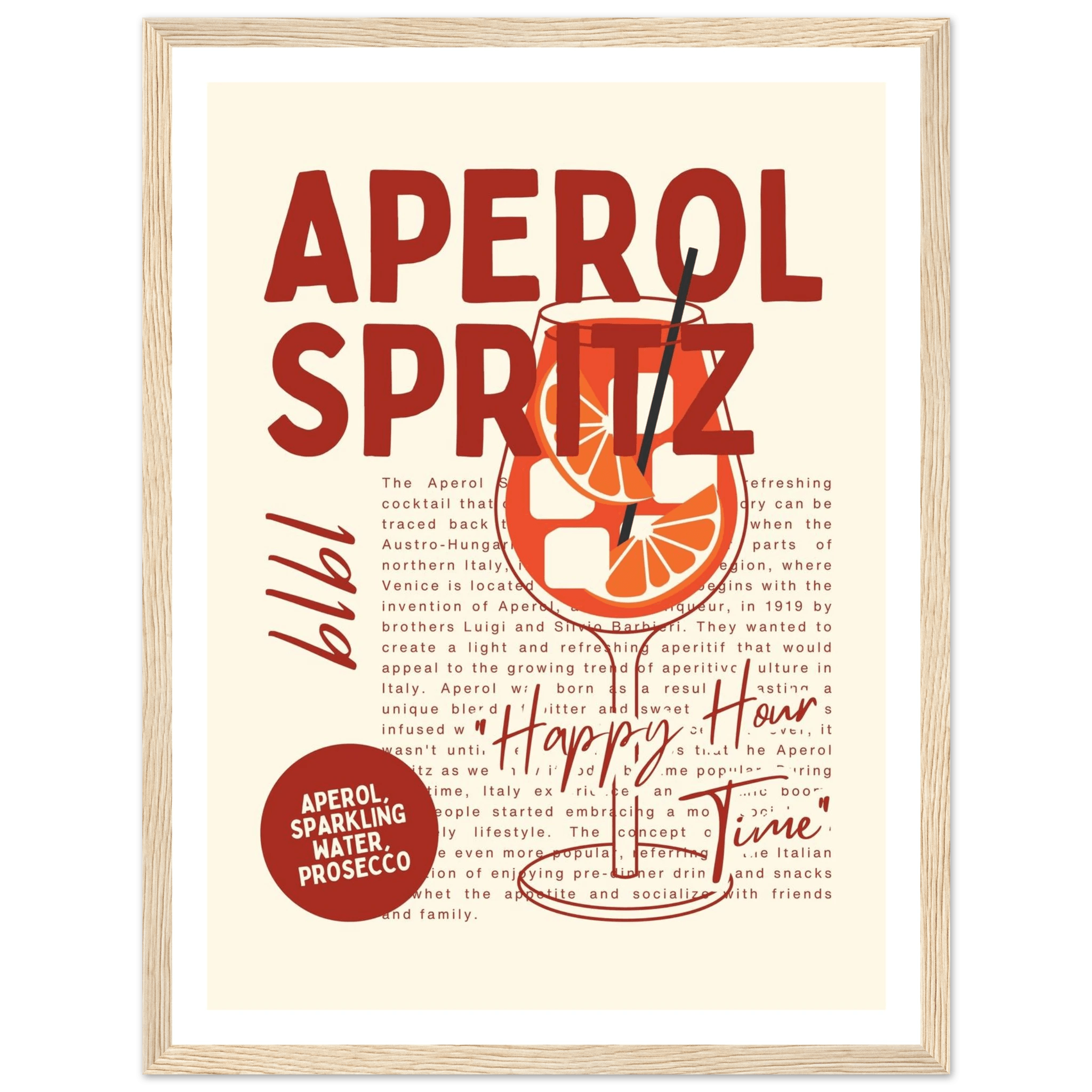 Aperol Spritz 1919 - Poster - Arthena