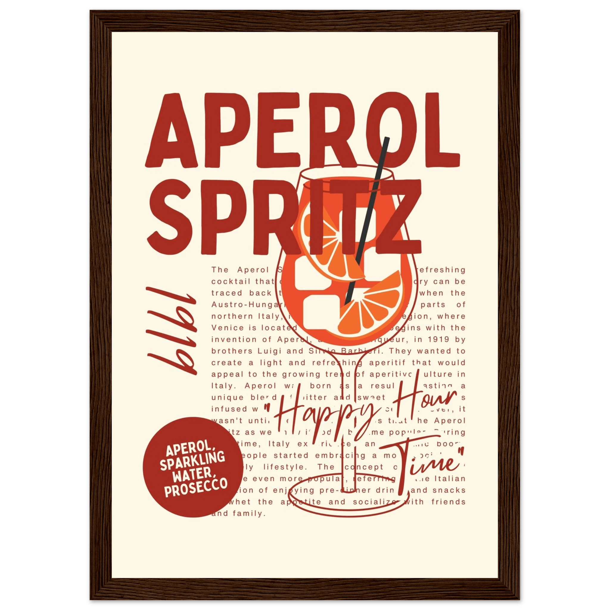 Aperol Spritz 1919 - Poster - Arthena