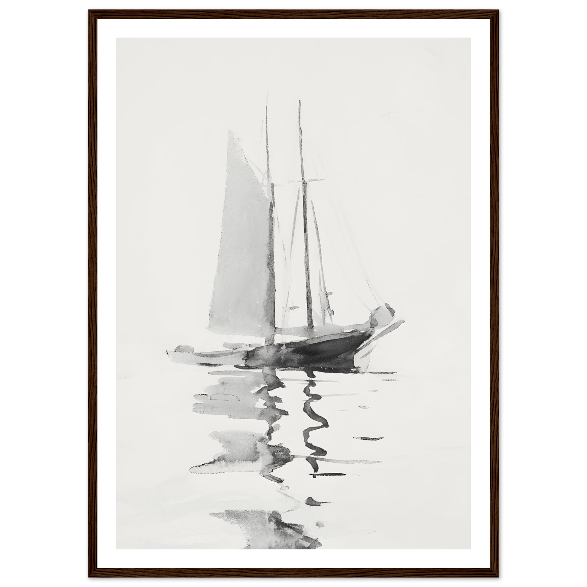 Abstract boat - Poster - Arthena