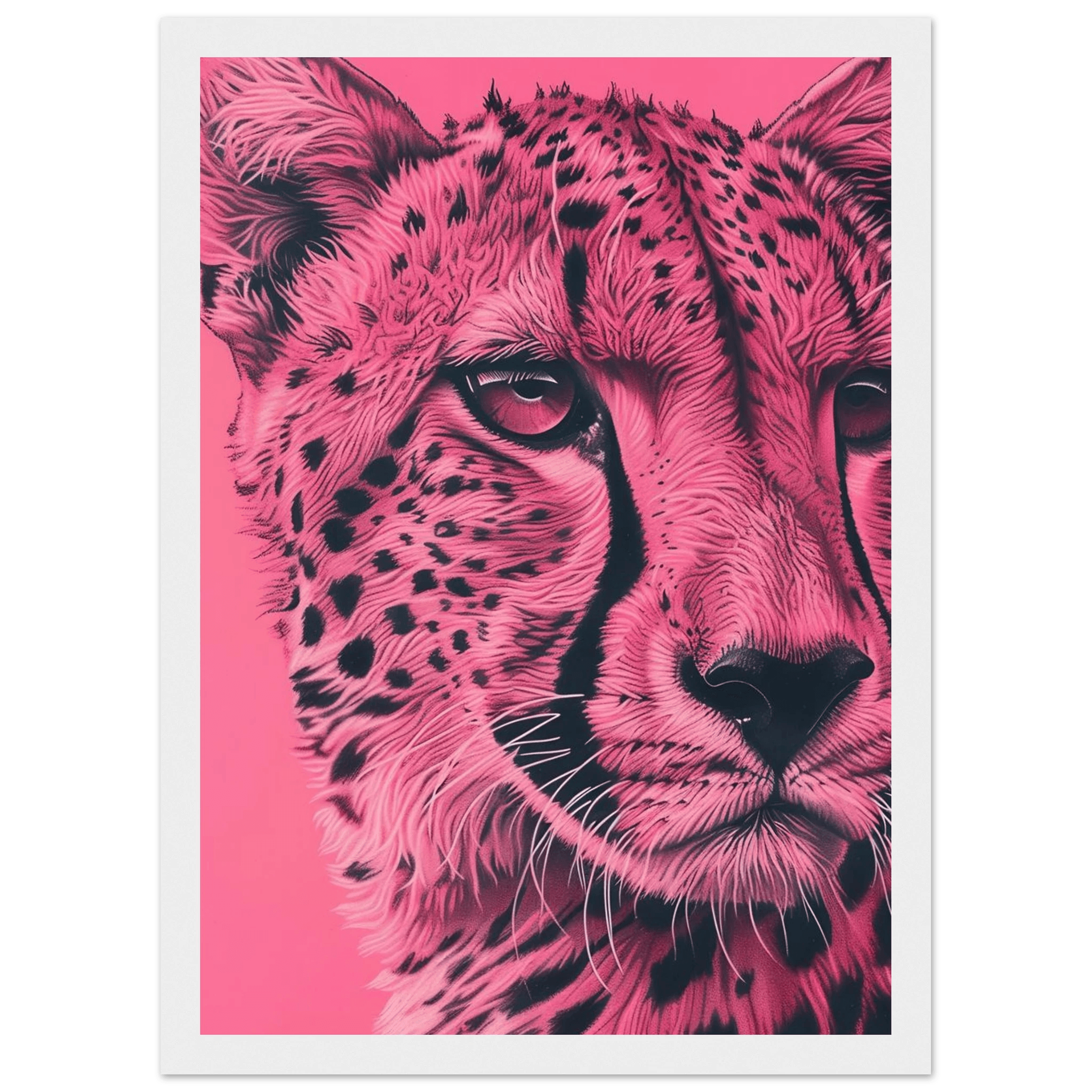 A Pink Cheetah - Poster - Arthena