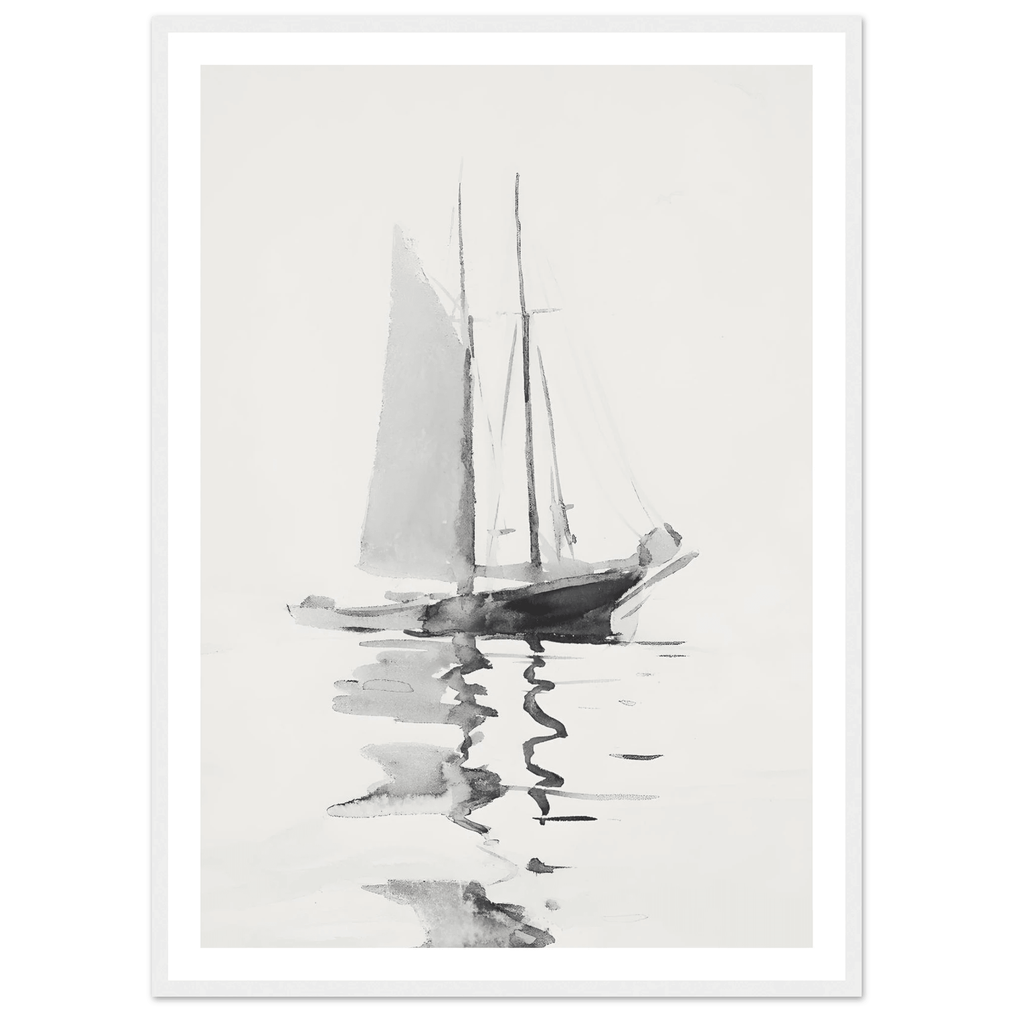 Abstract boat - Poster - Arthena