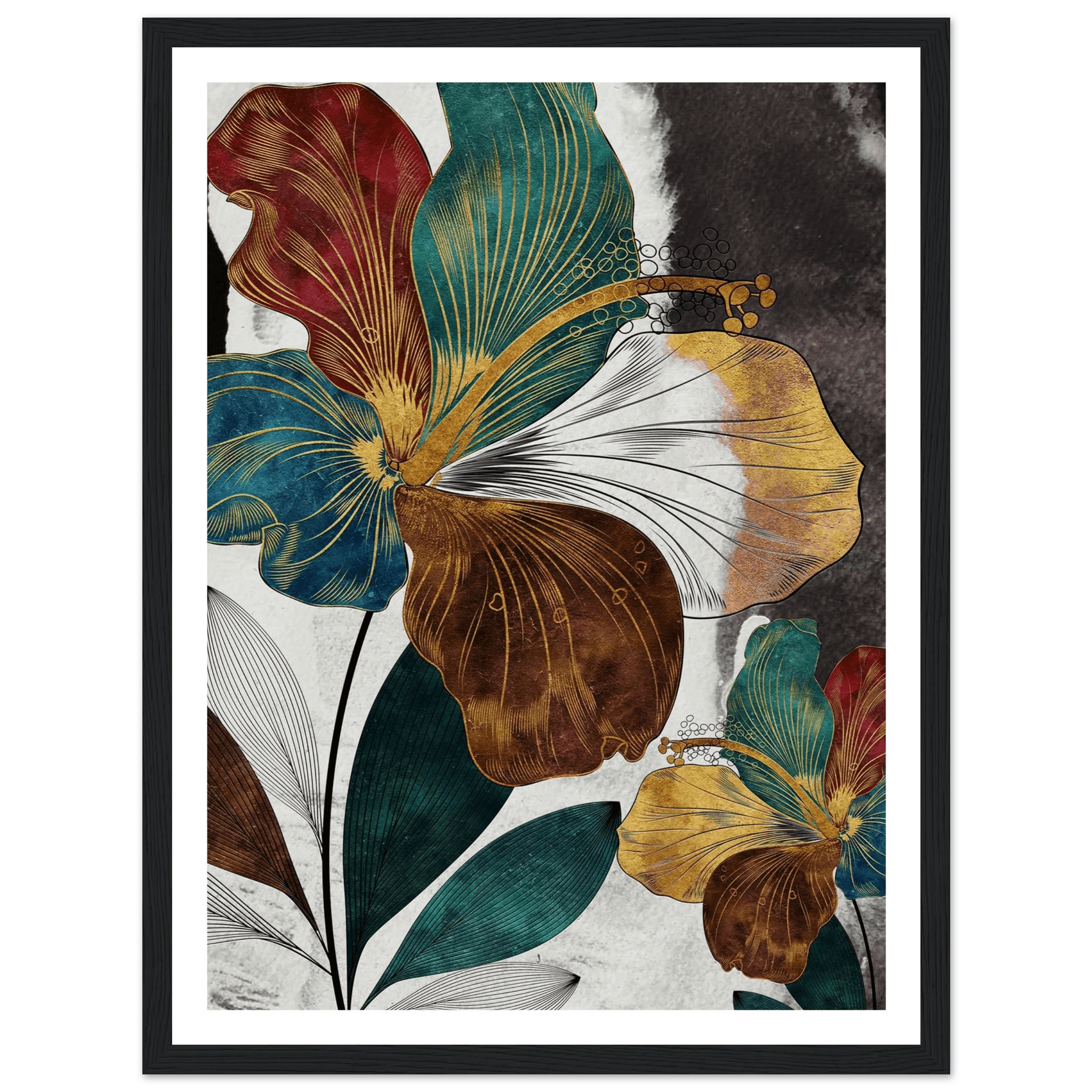 Golden Bloom Symphony - Poster - Arthena