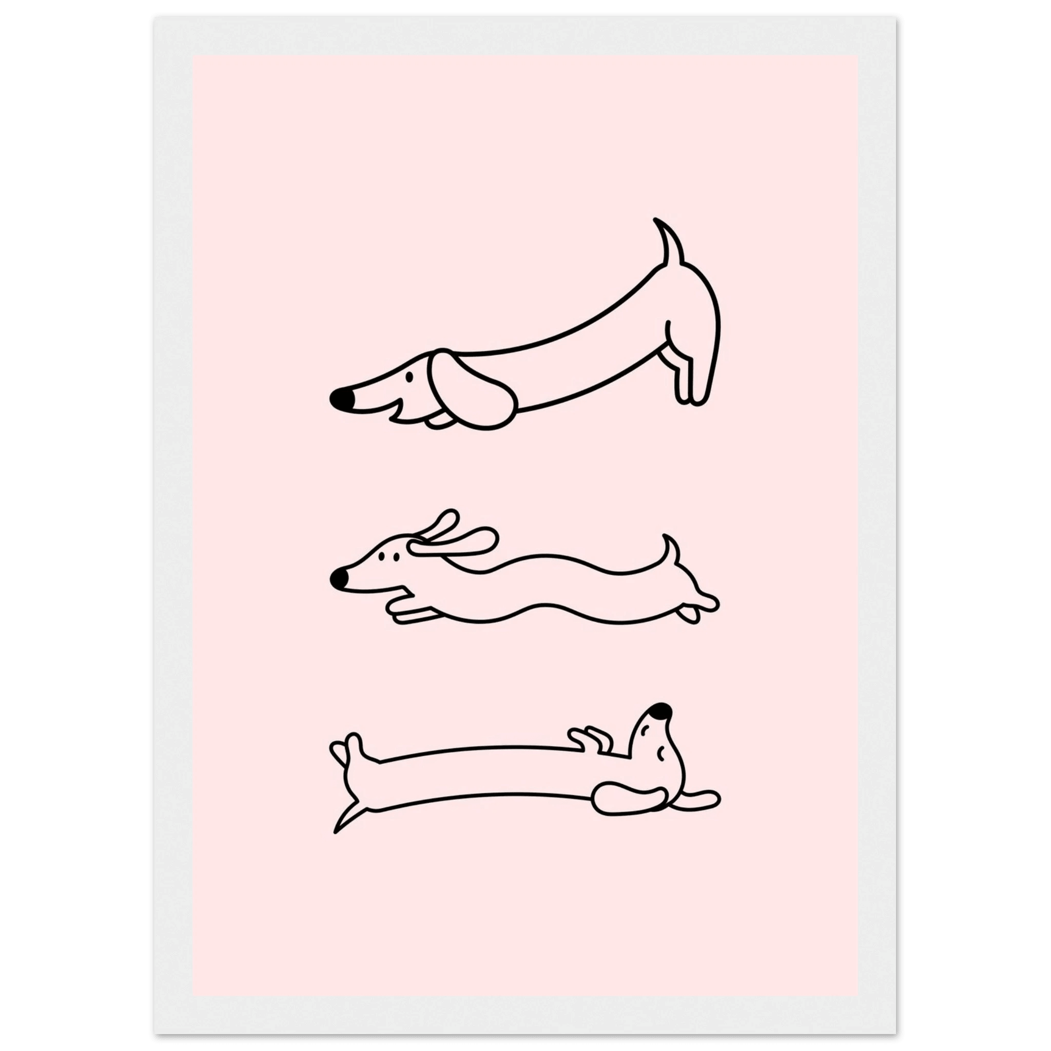 Happy Wienerdog - Poster - Arthena