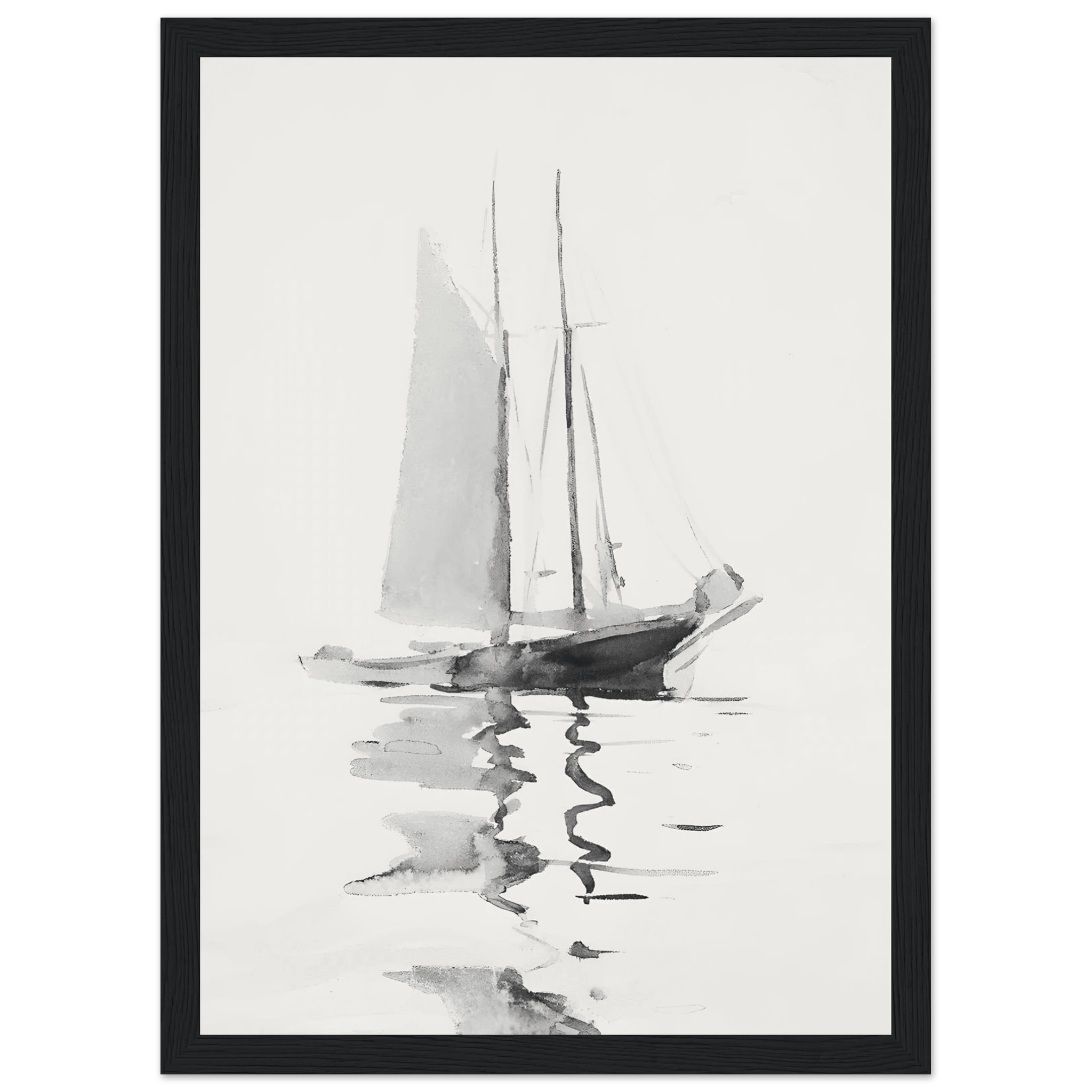 Abstract boat - Poster - Arthena