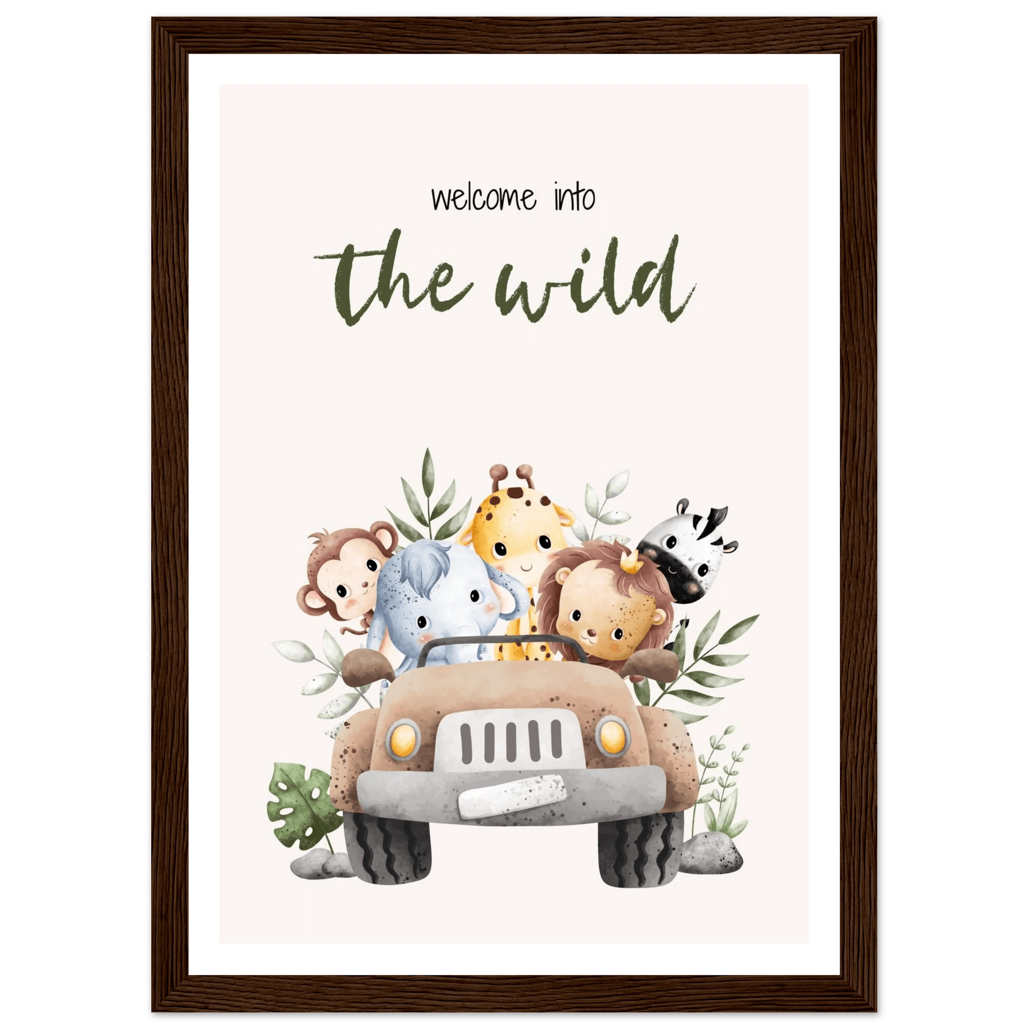 Welcome into the wild - Poster - Arthena